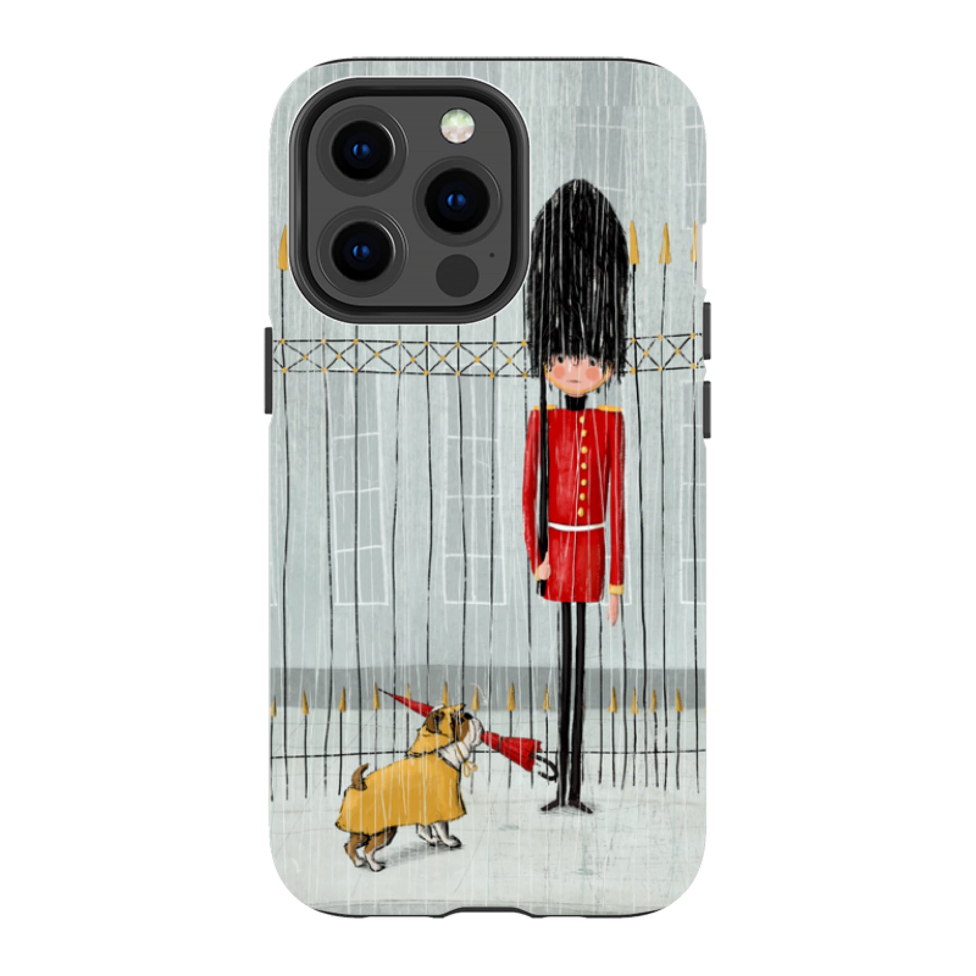 iPhone Tough Case - London In Rain By Maja Lindberg