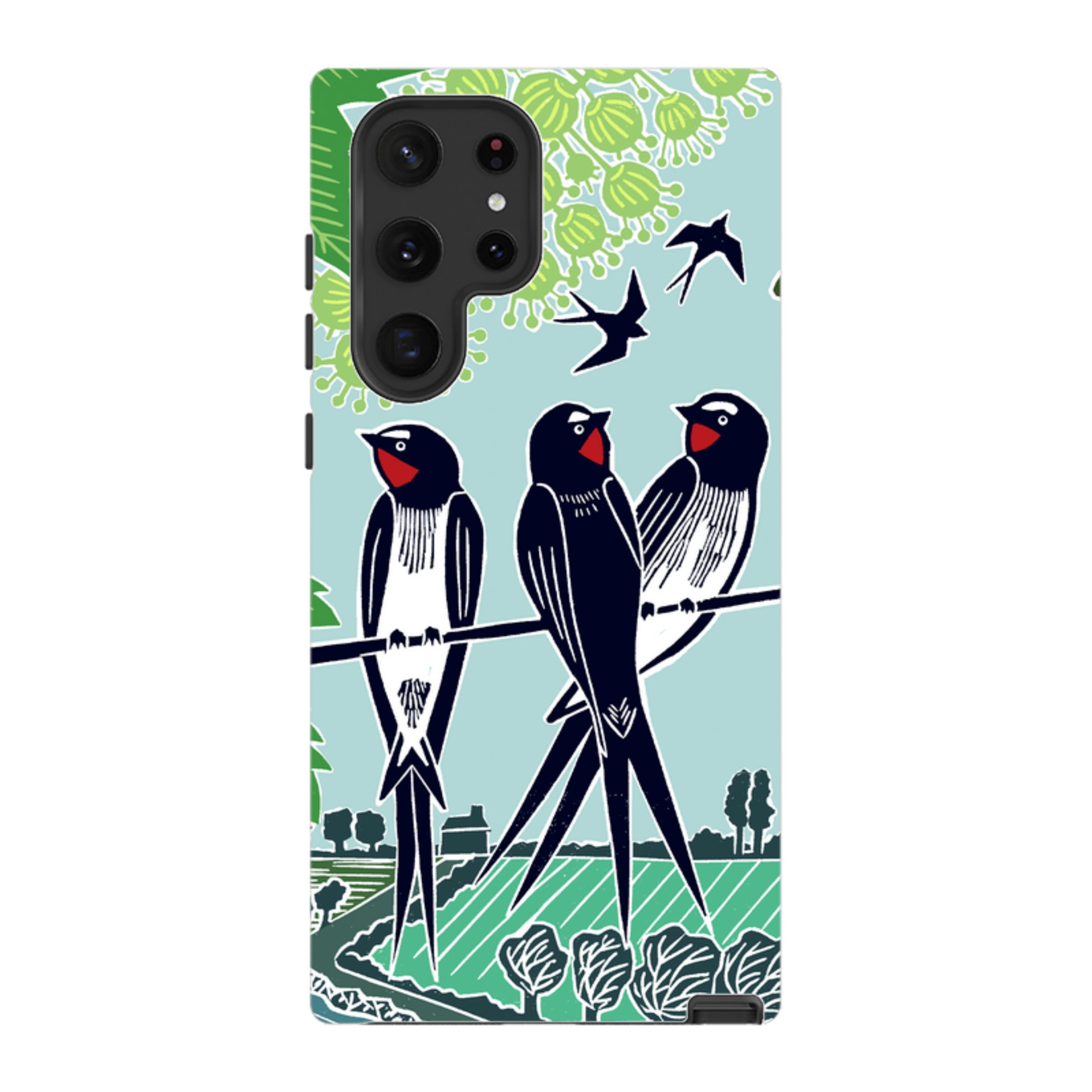 Samsung Tough Case - Swallows By Kate Heiss