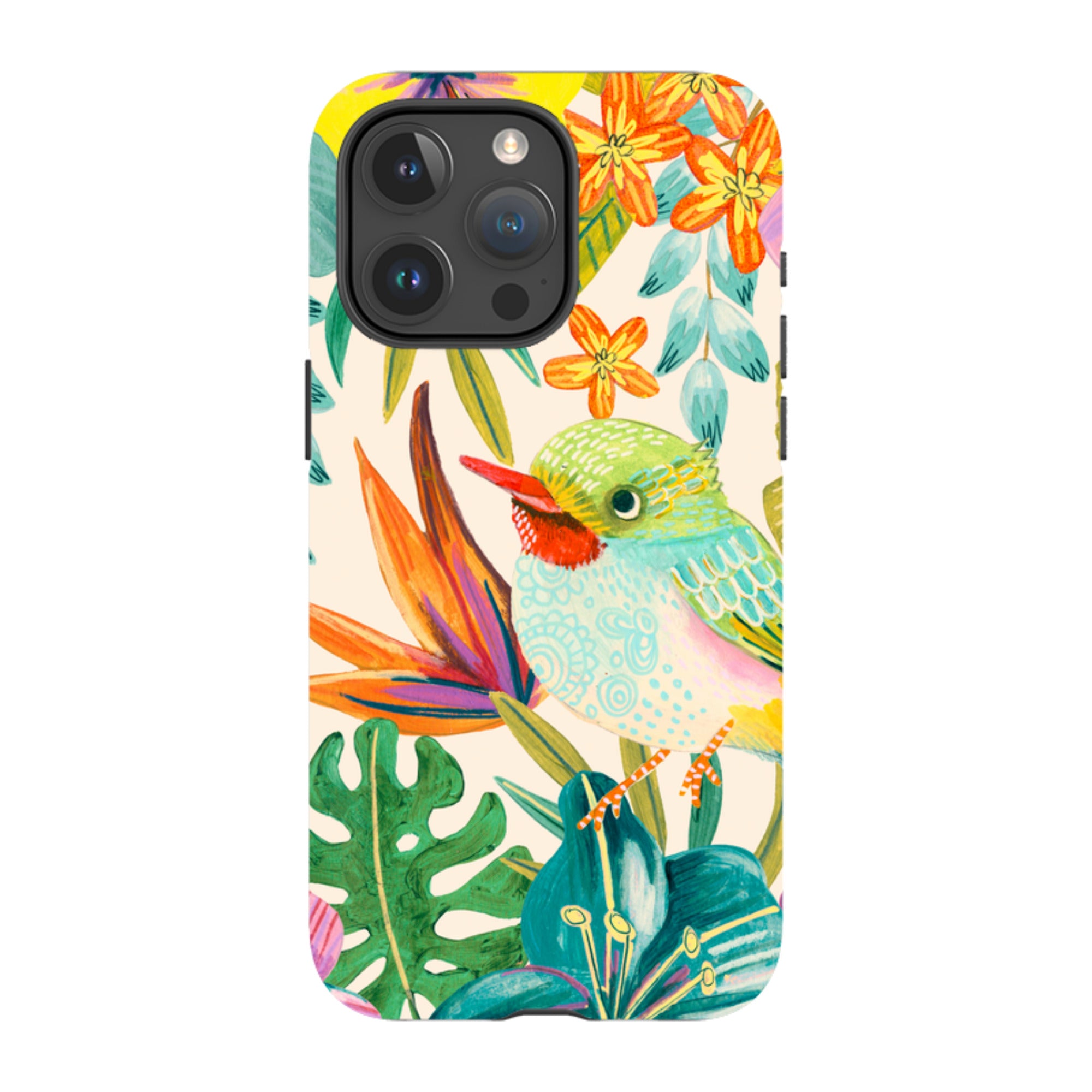 iPhone MagSafe Tough Case -  Tropical Bird II By Caroline Bonne Muller