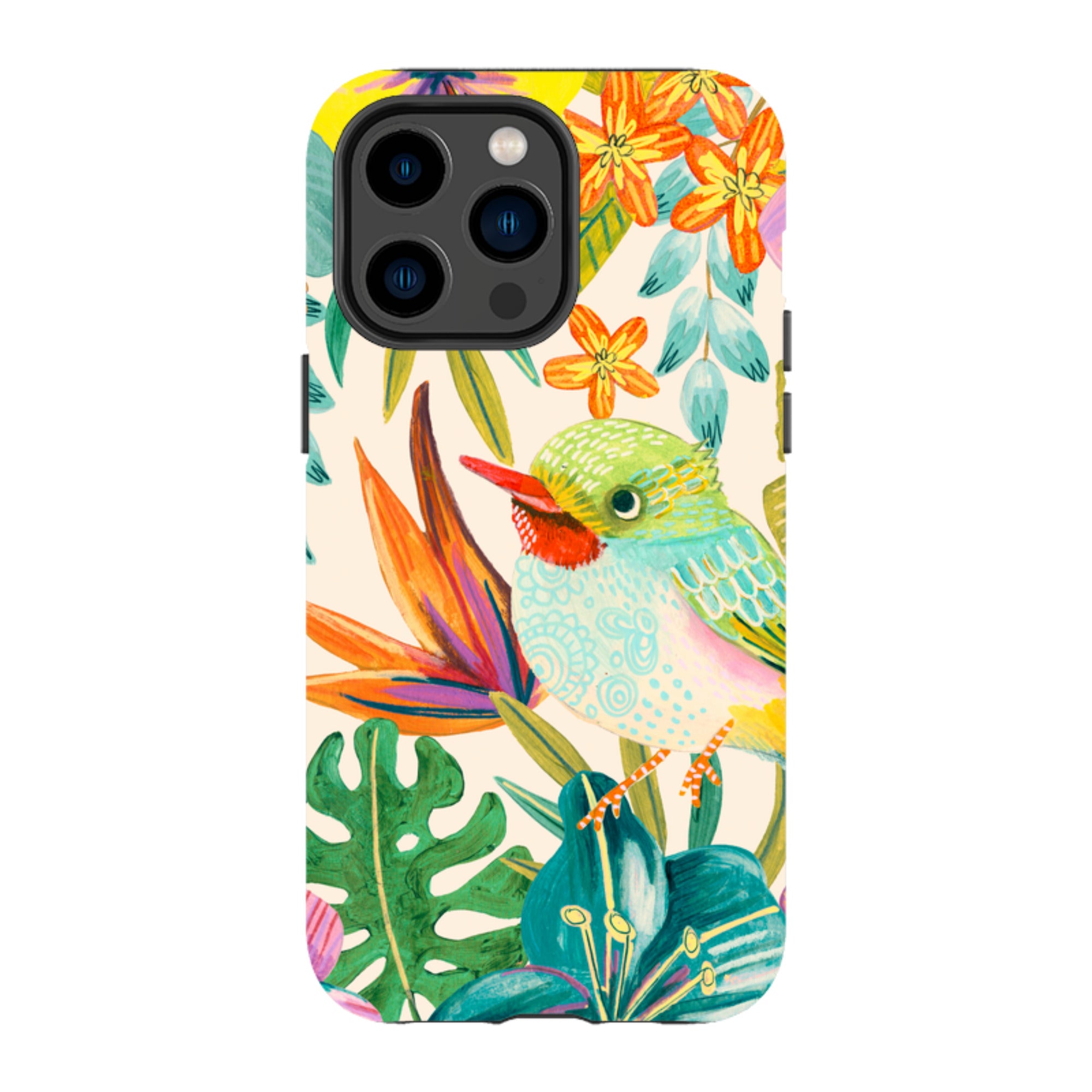 iPhone MagSafe Tough Case -  Tropical Bird II By Caroline Bonne Muller