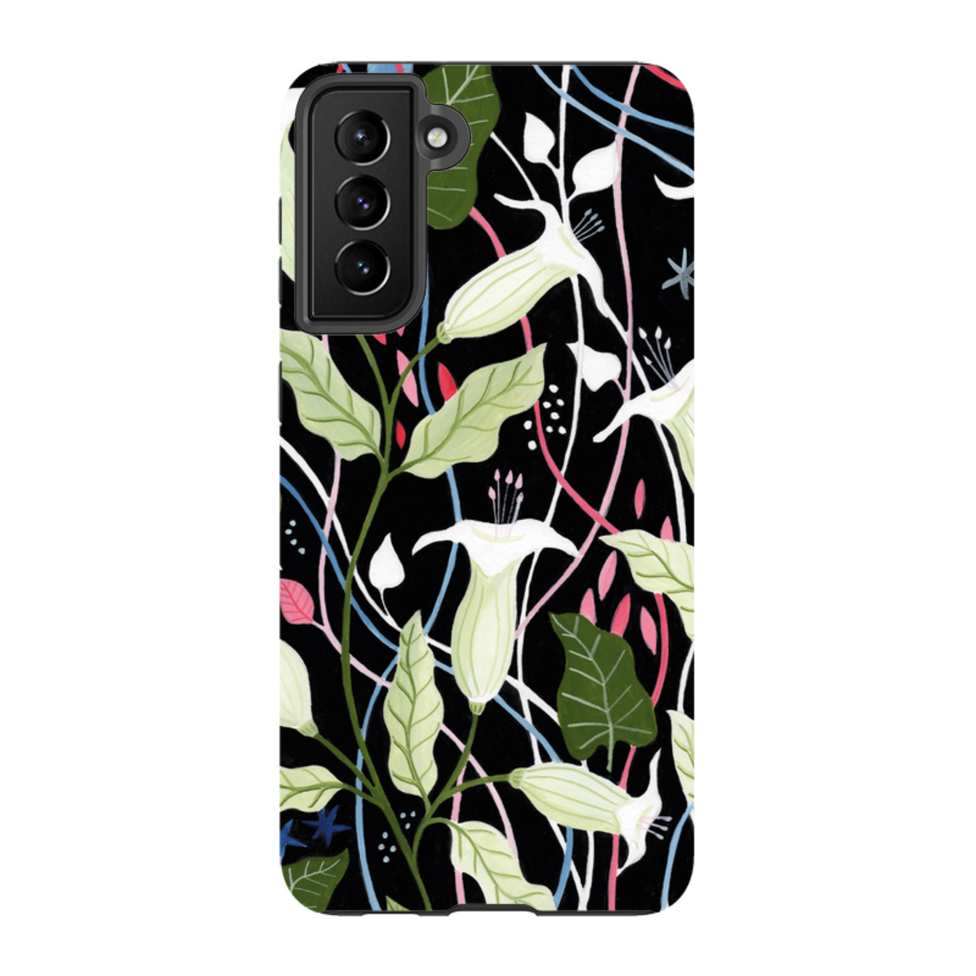 Samsung Tough Case - Trumpet Flowers By Bex Parkin