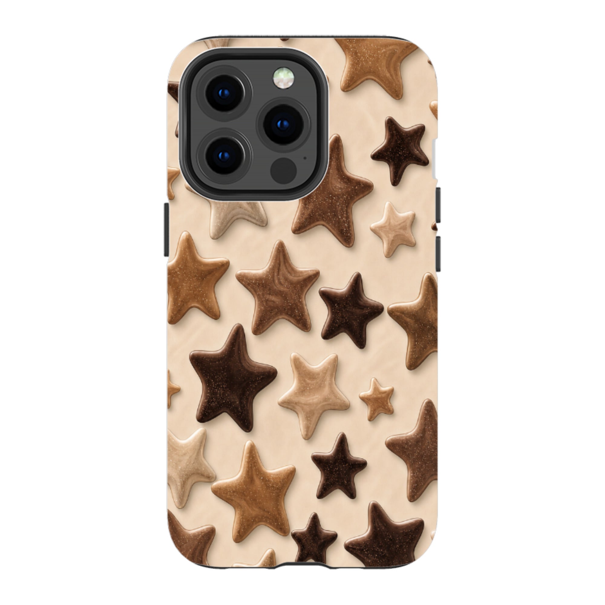 iPhone Tough Case - Brown Star