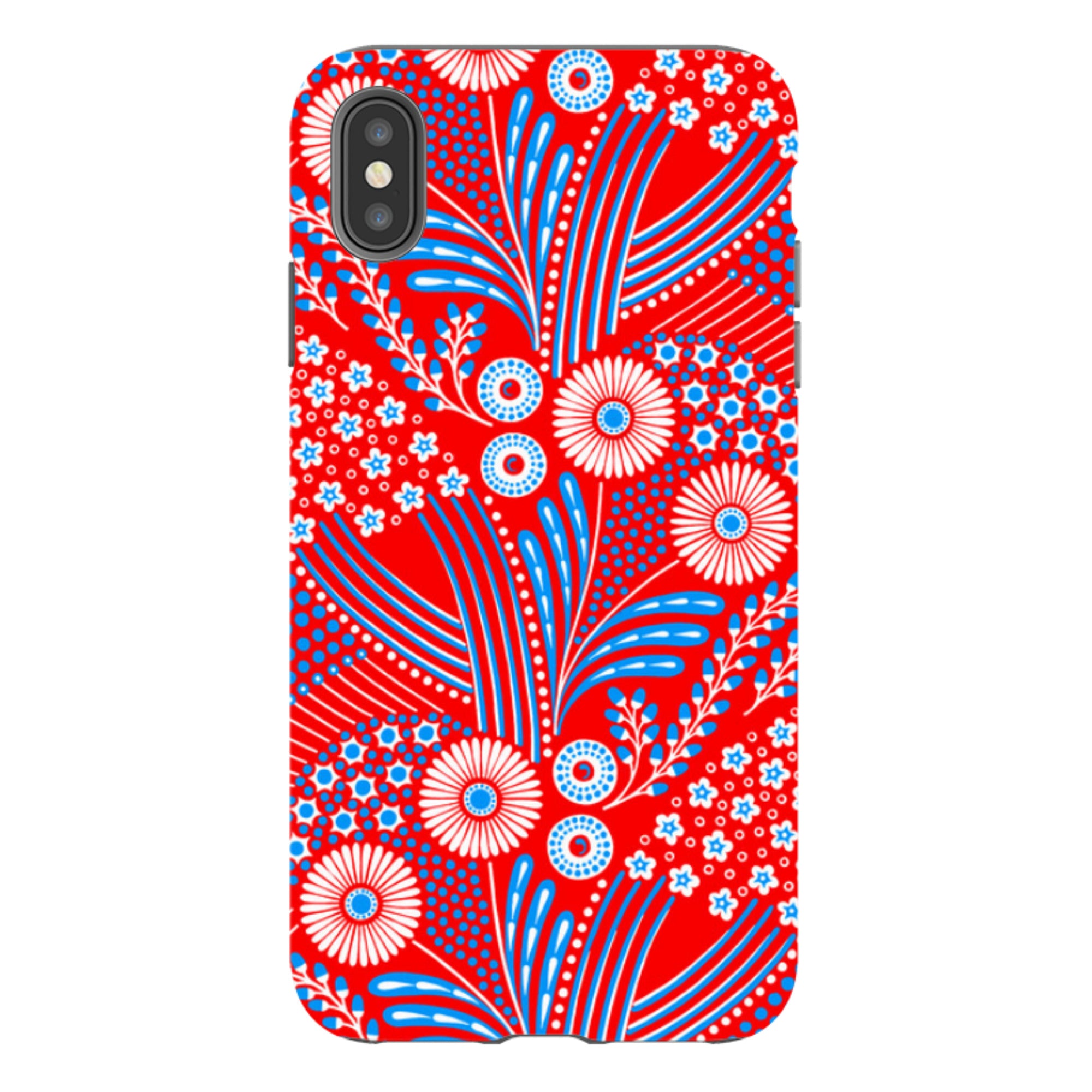 iPhone Tough Case - Red Bouquet By Cressida Bell