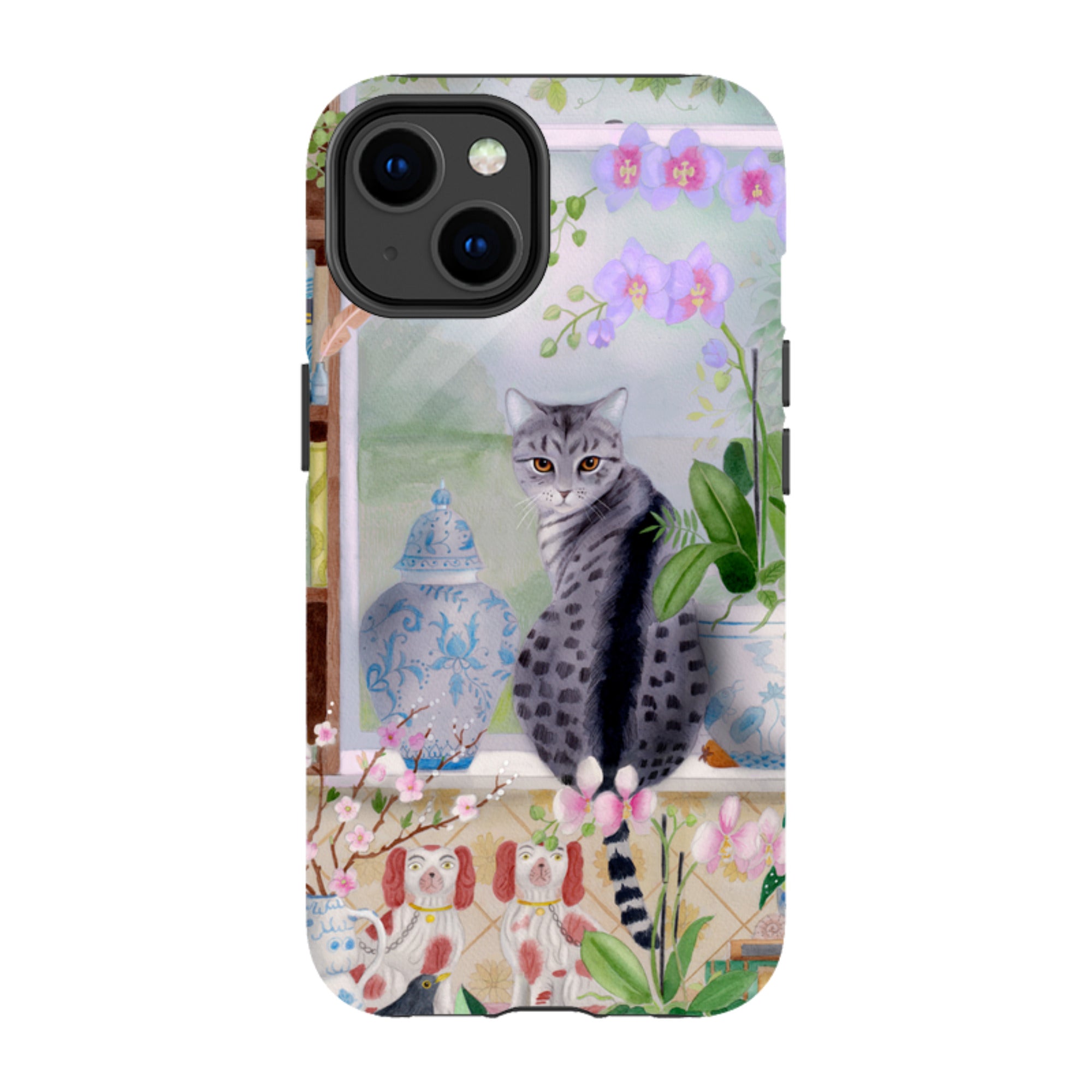 iPhone MagSafe Tough Case - Cat in Window By Bex Parkin