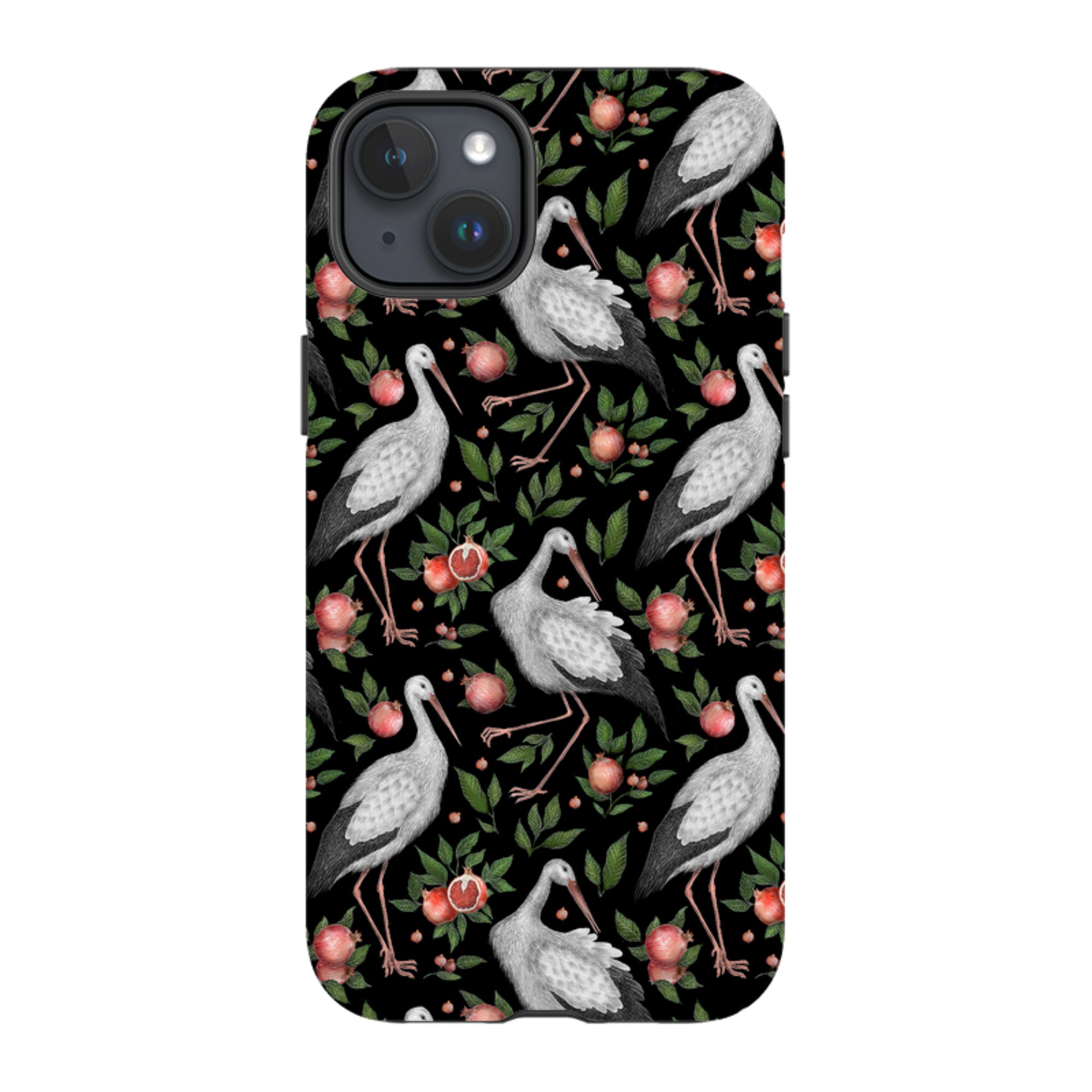 iPhone Tough Case - Stork Pattern By Catherine Rowe