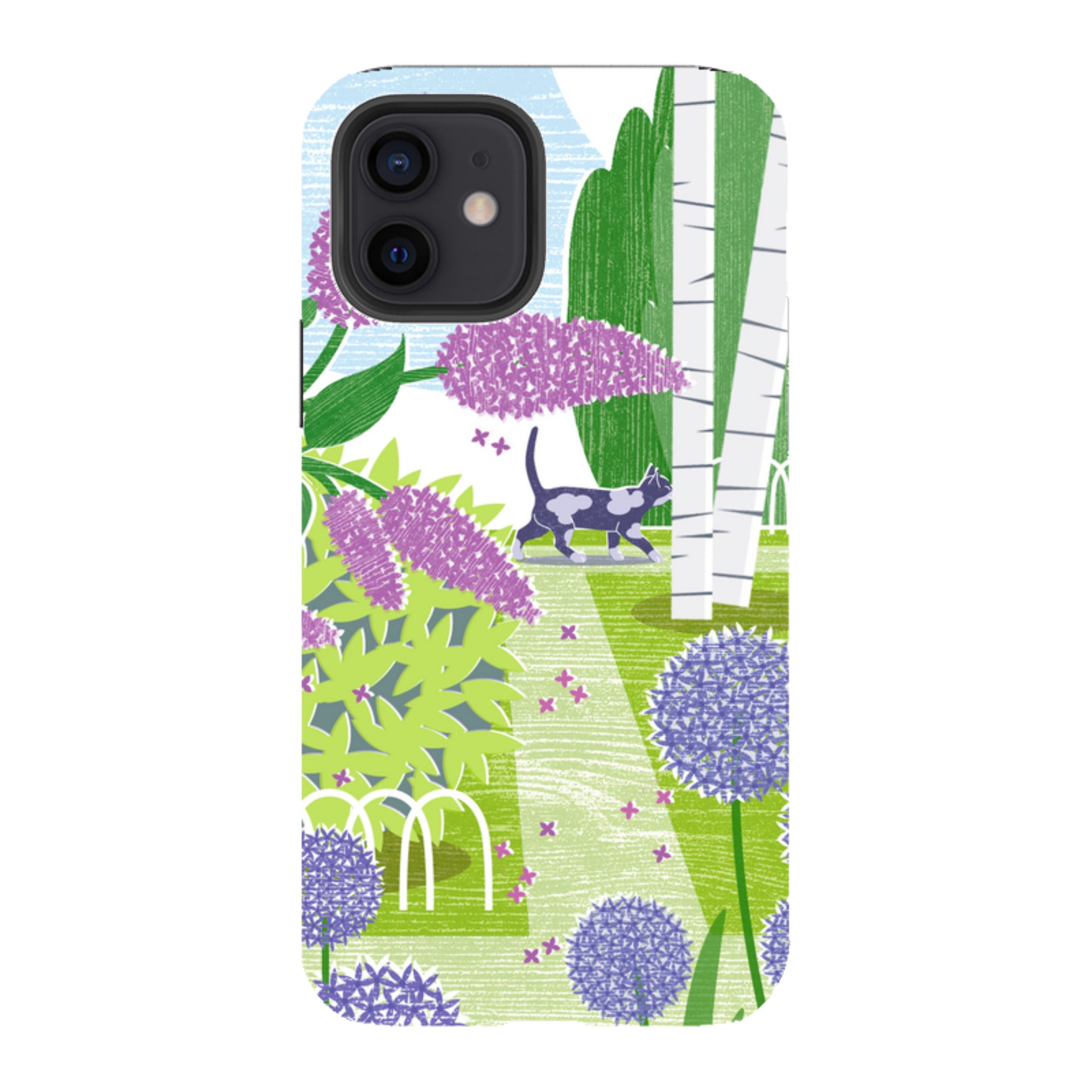 iPhone Tough Case - Lilac And Alliums By Liane Payne