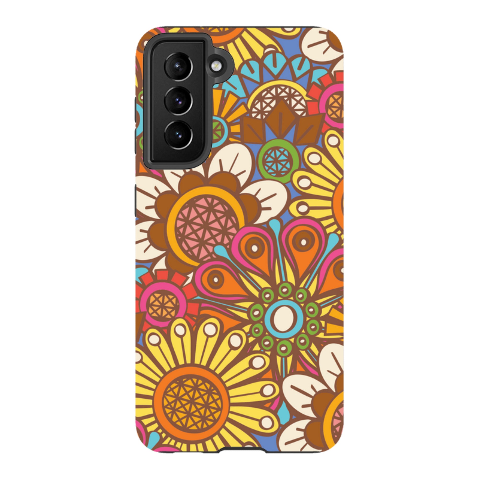 Samsung Tough Case - Retro Posy Brights By Amelia Bowman