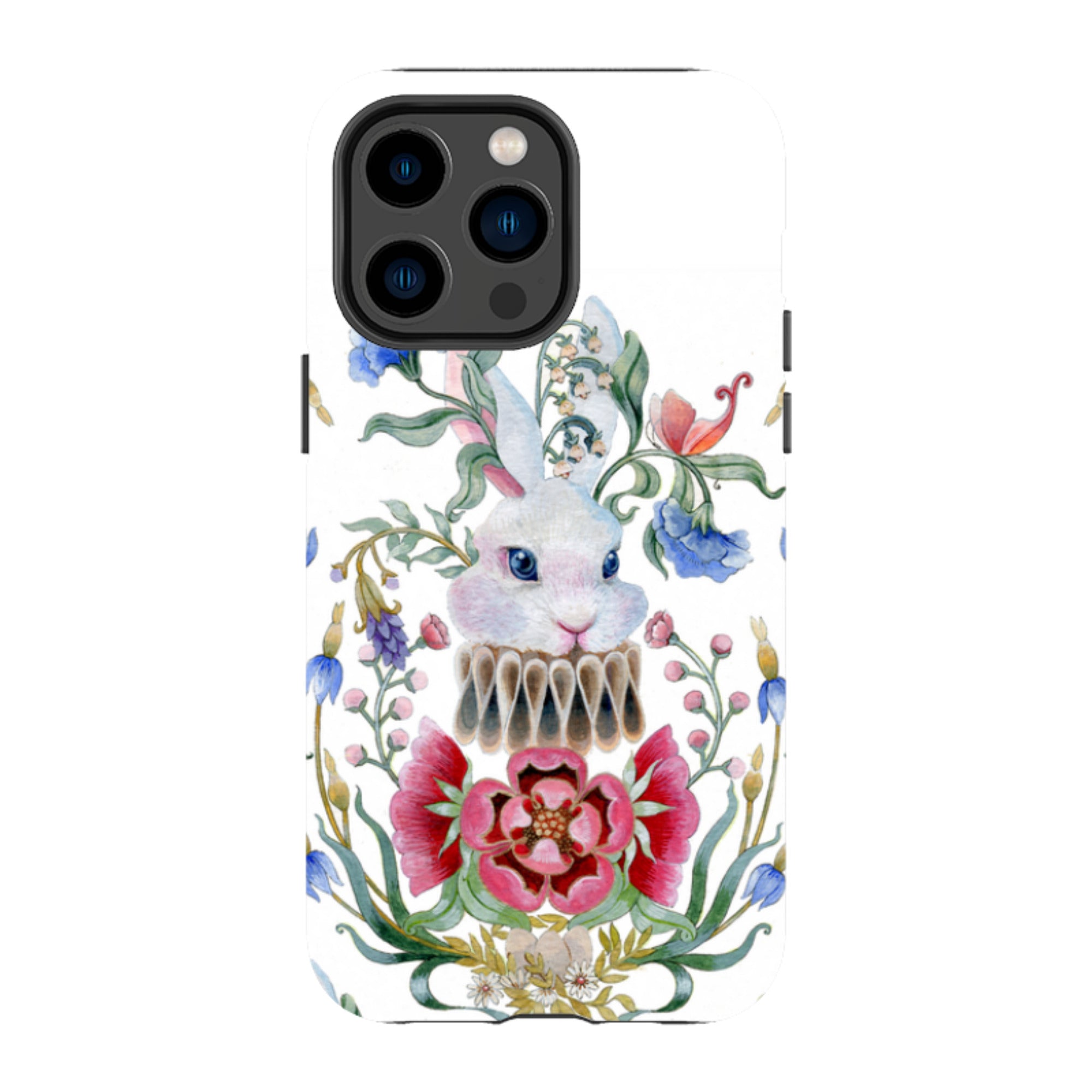 iPhone Tough Case - White Rabbit By Maria Matos