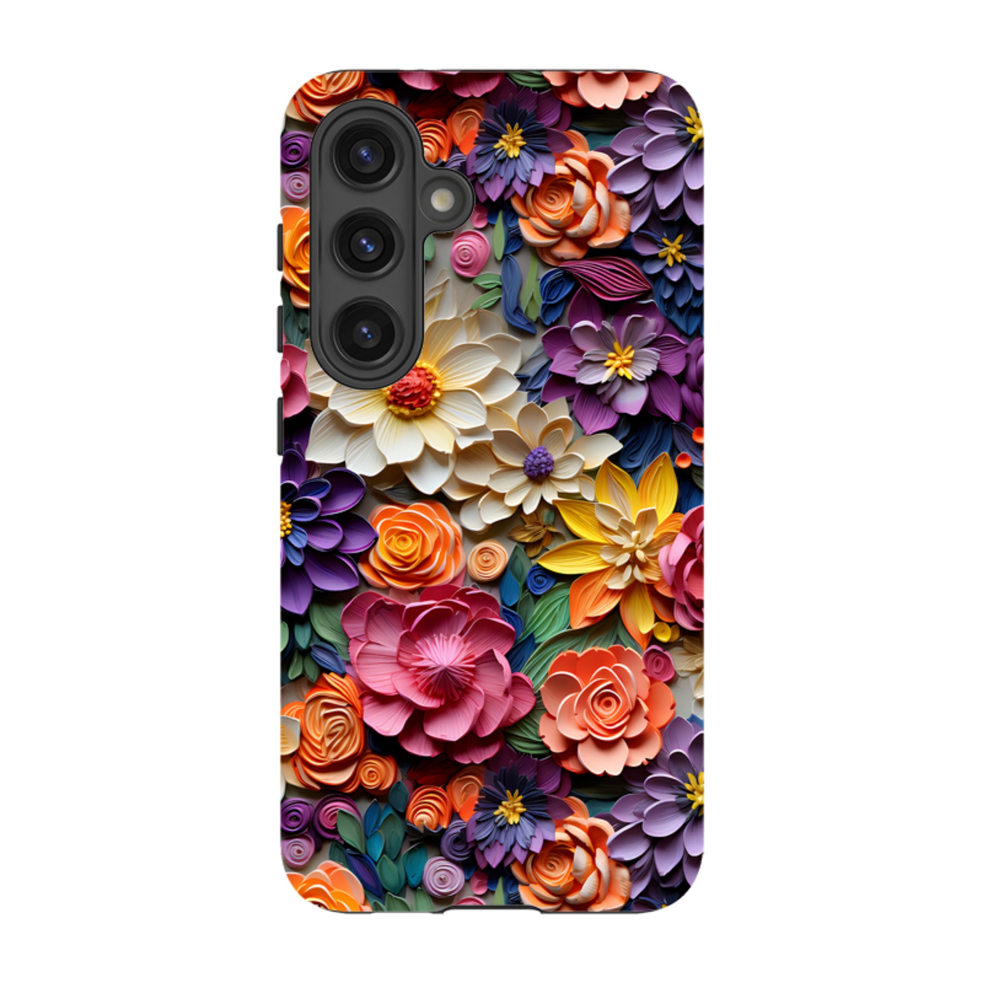 Samsung Tough Case - Violet Floral