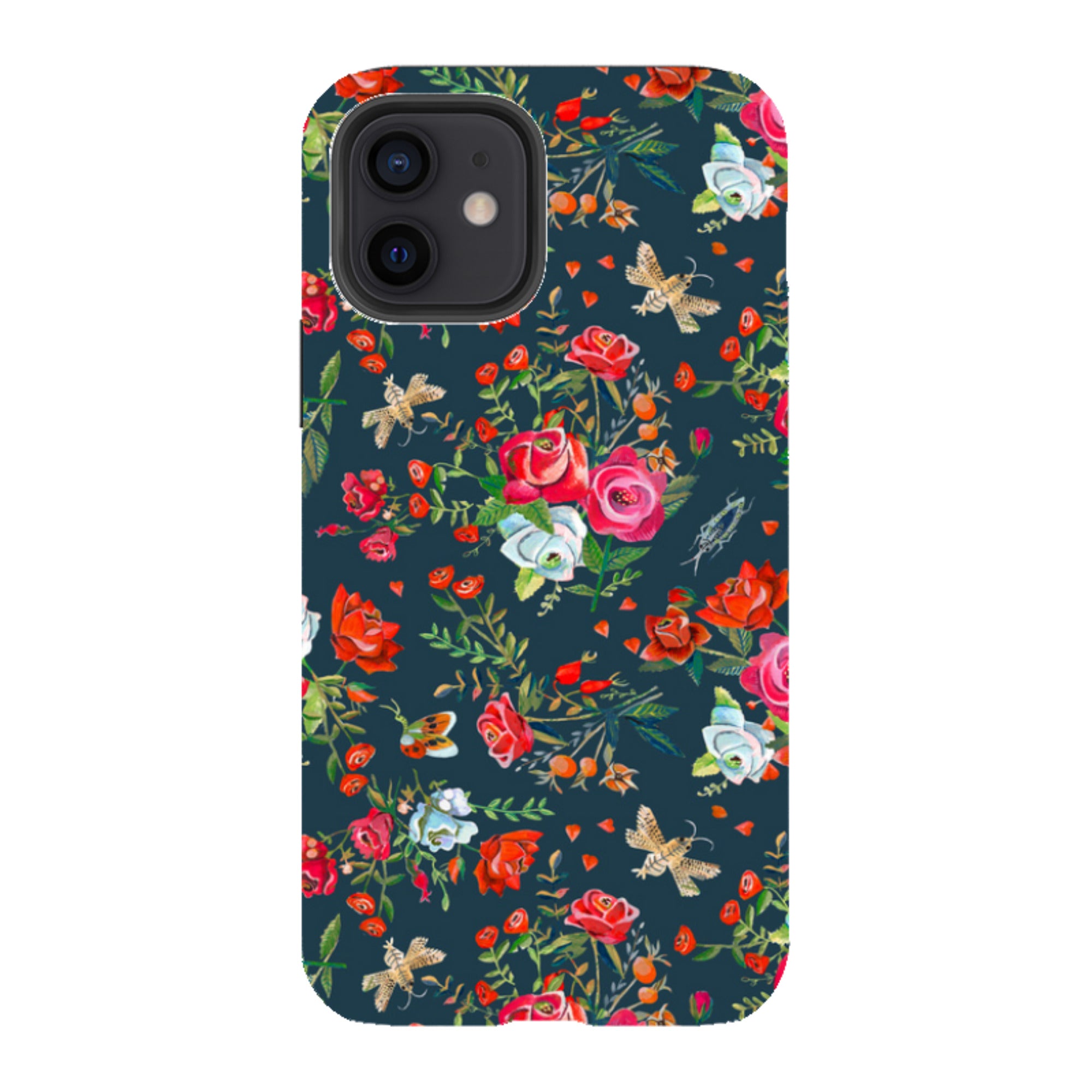 iPhone Tough Case - Blue Roses By Caroline Bonne Muller