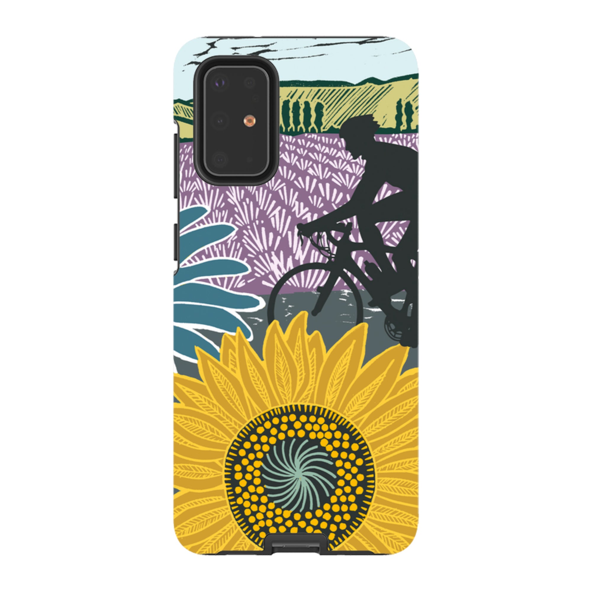 Samsung Tough Case - Bike and Sunflowers By Kate Heiss