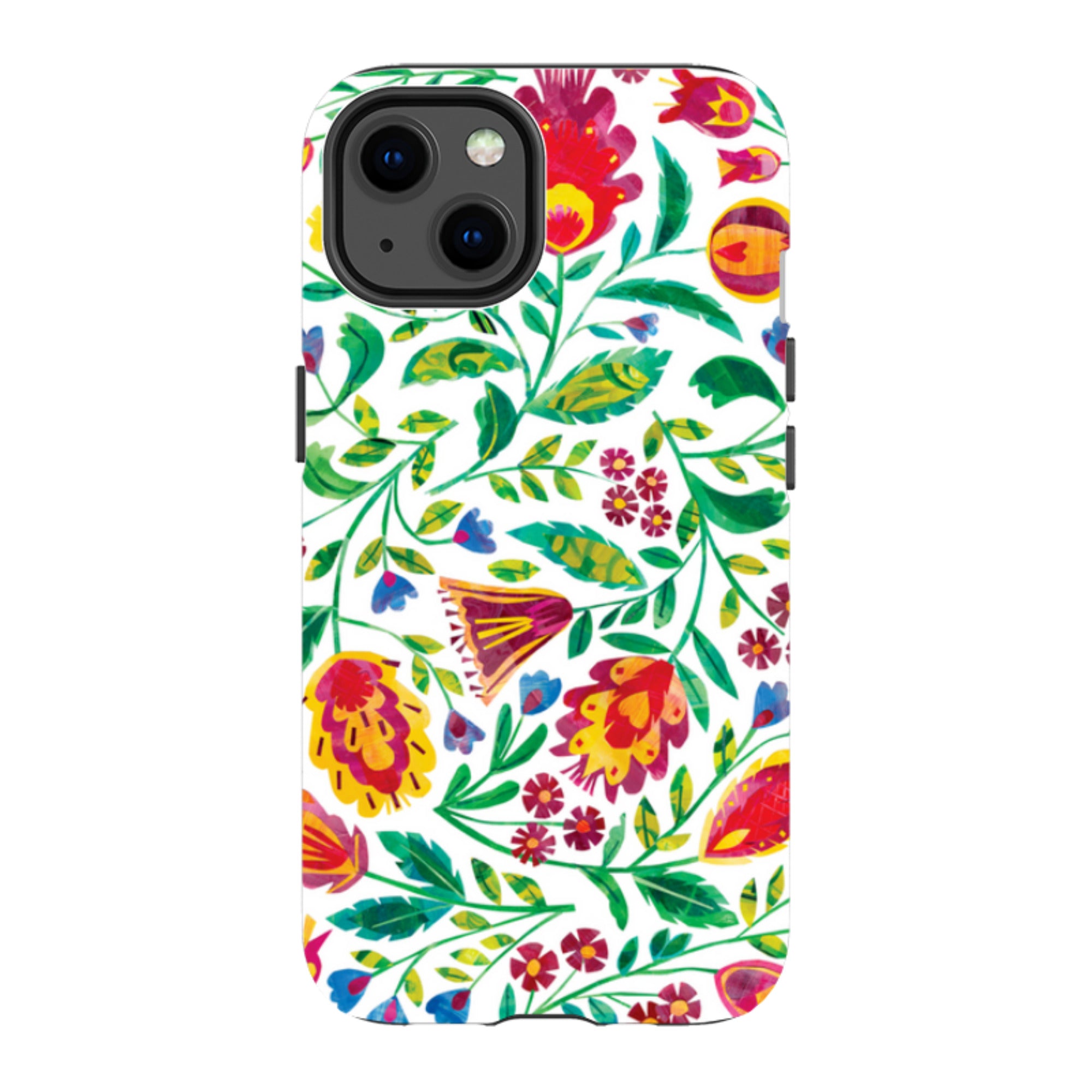 iPhone MagSafe Tough Case - Folk Pattern By Tracey English
