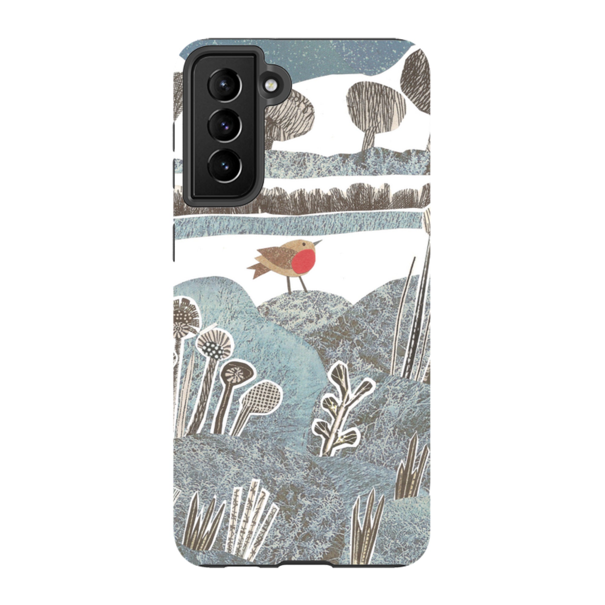 Samsung Tough Case - Frost Robin By Jane Robbins