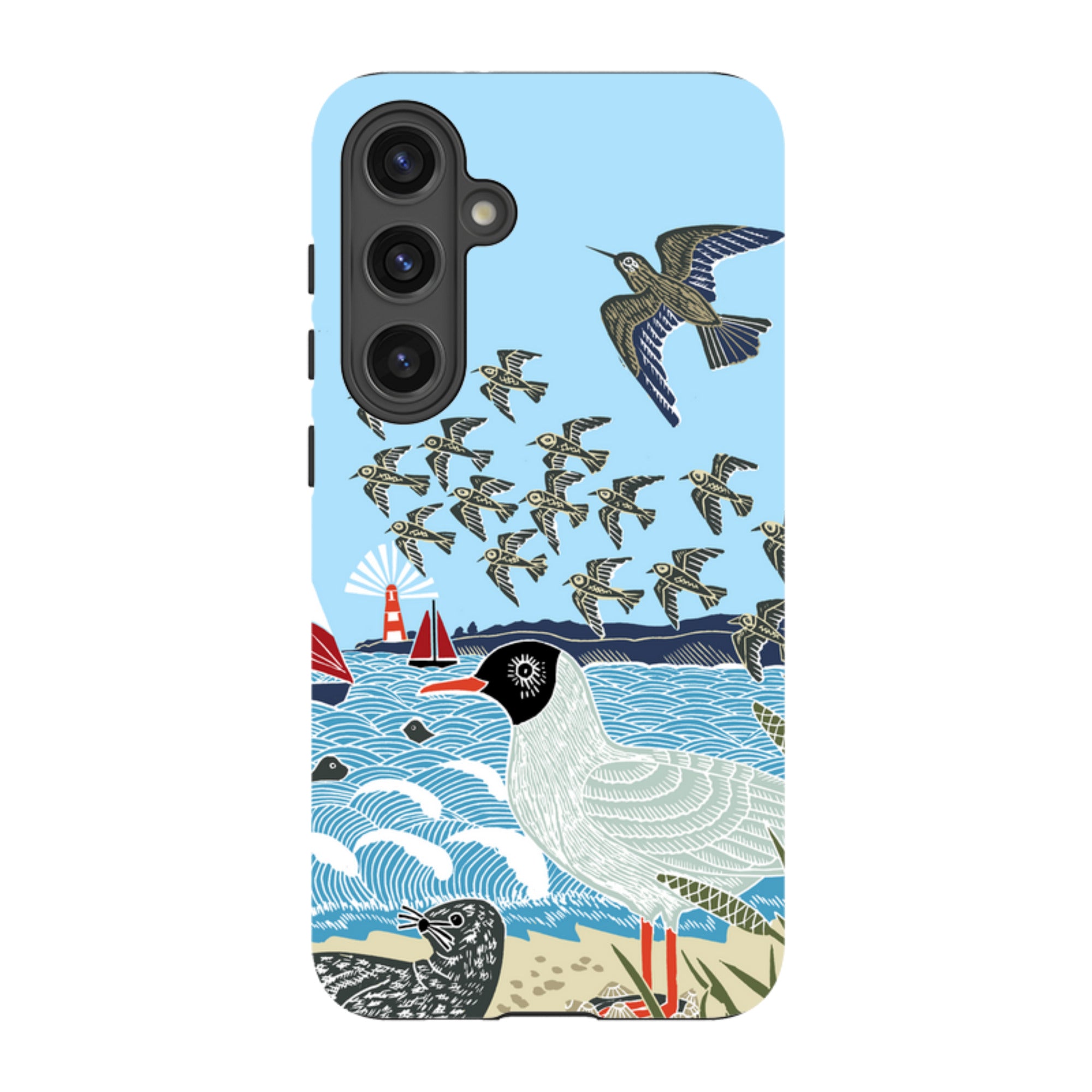 Samsung Tough  Case - Seagulls And Seals By Kate heiss