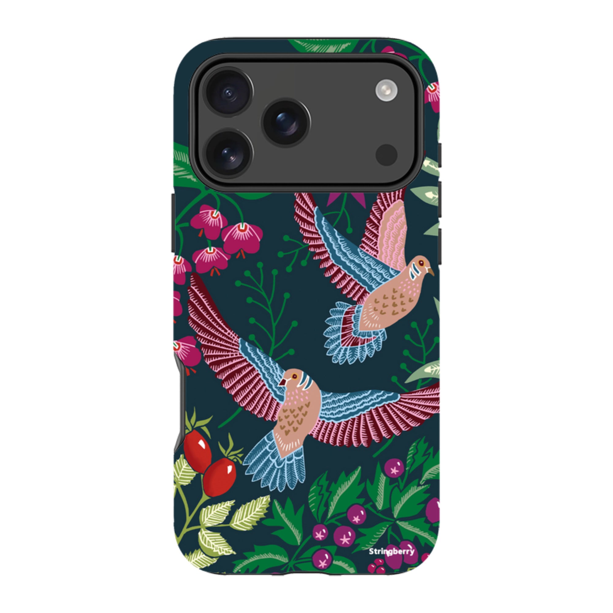 iPhone Tough Case - Two Turtle Doves By Kate Heiss