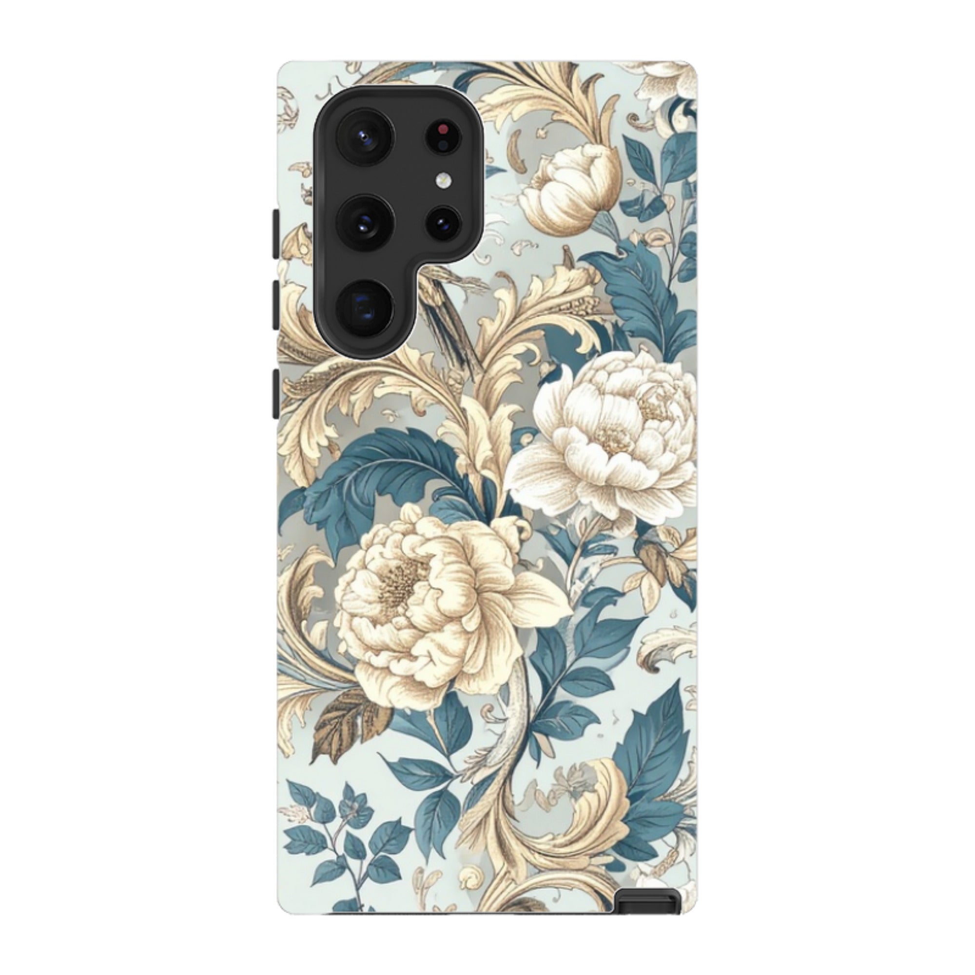 Samsung Tough  Case - Blue and Gold Summer
