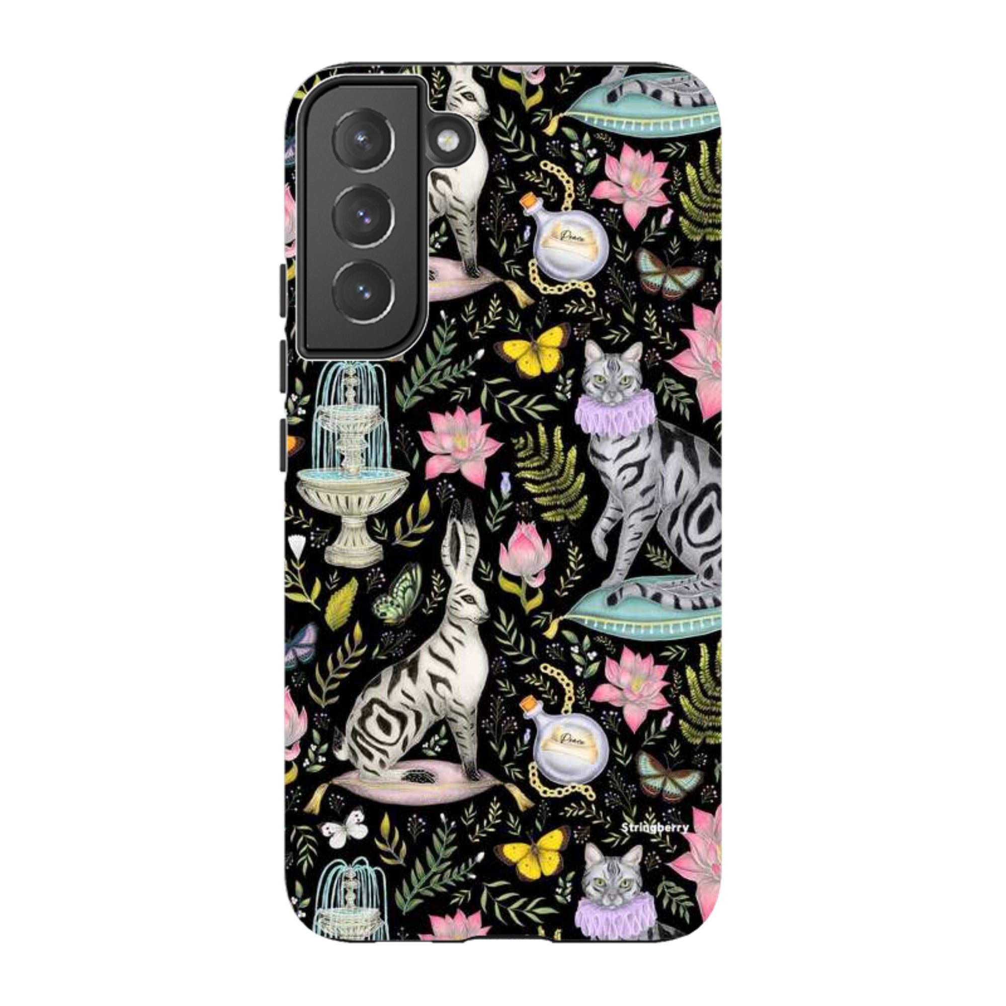 Samsung Tough Case - Lotus Garden By Catherine Rowe