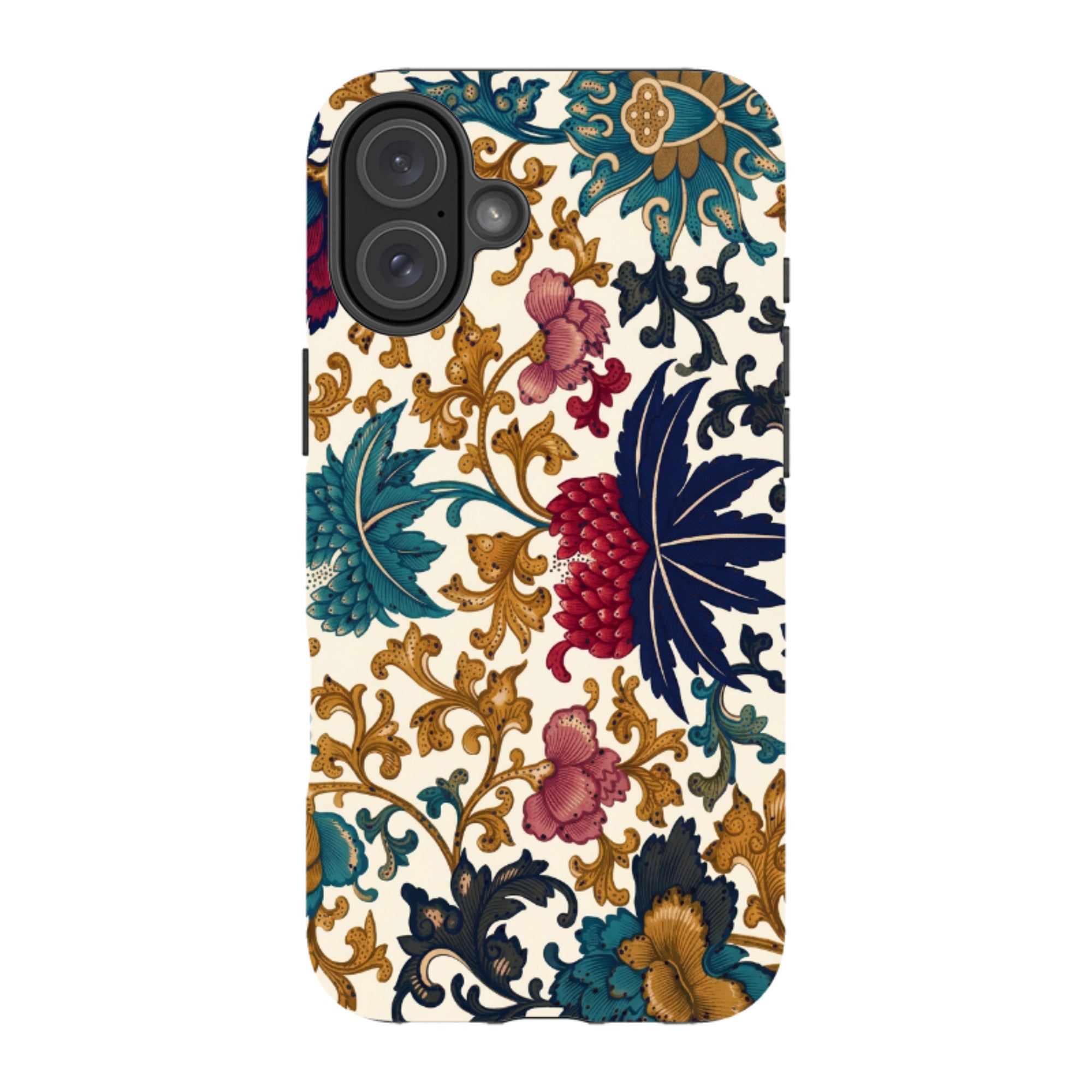 iPhone MagSafe Tough Case - Vintage Damask Floral