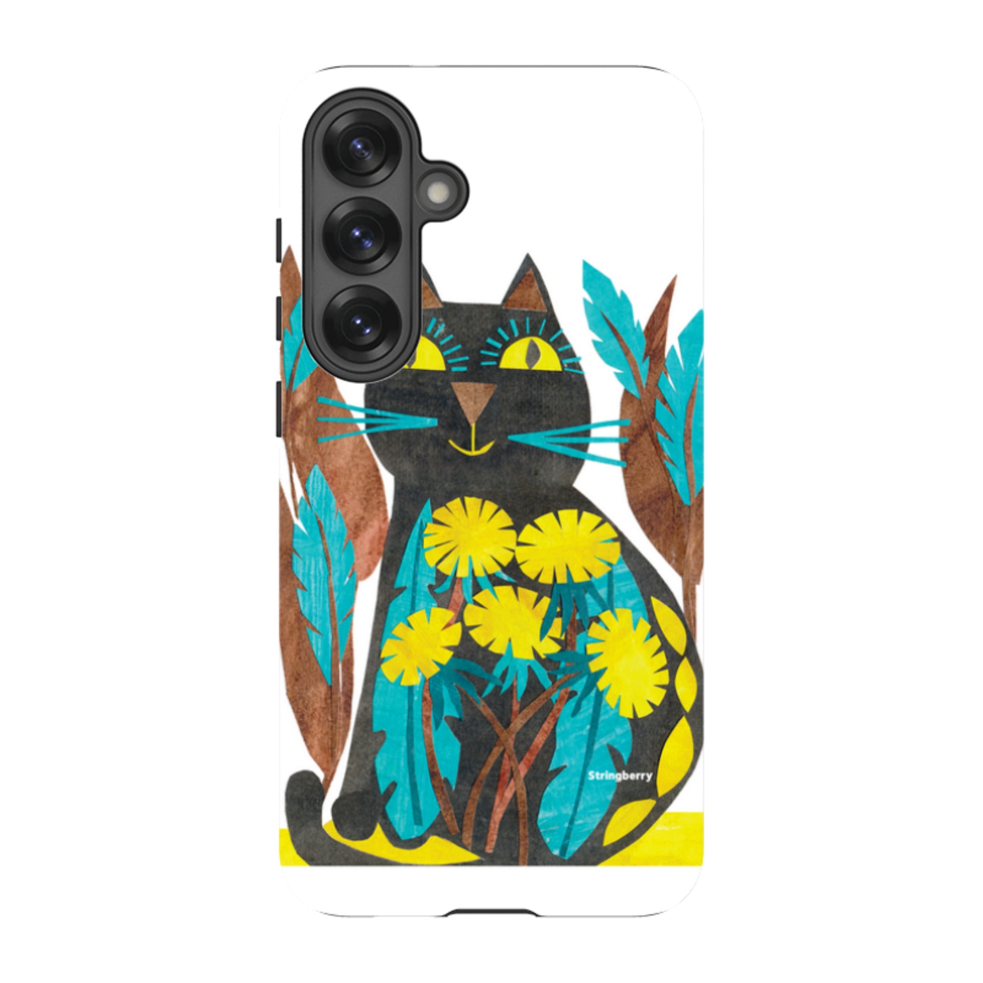 Samsung Tough Case - Folk Cat By Tracey English