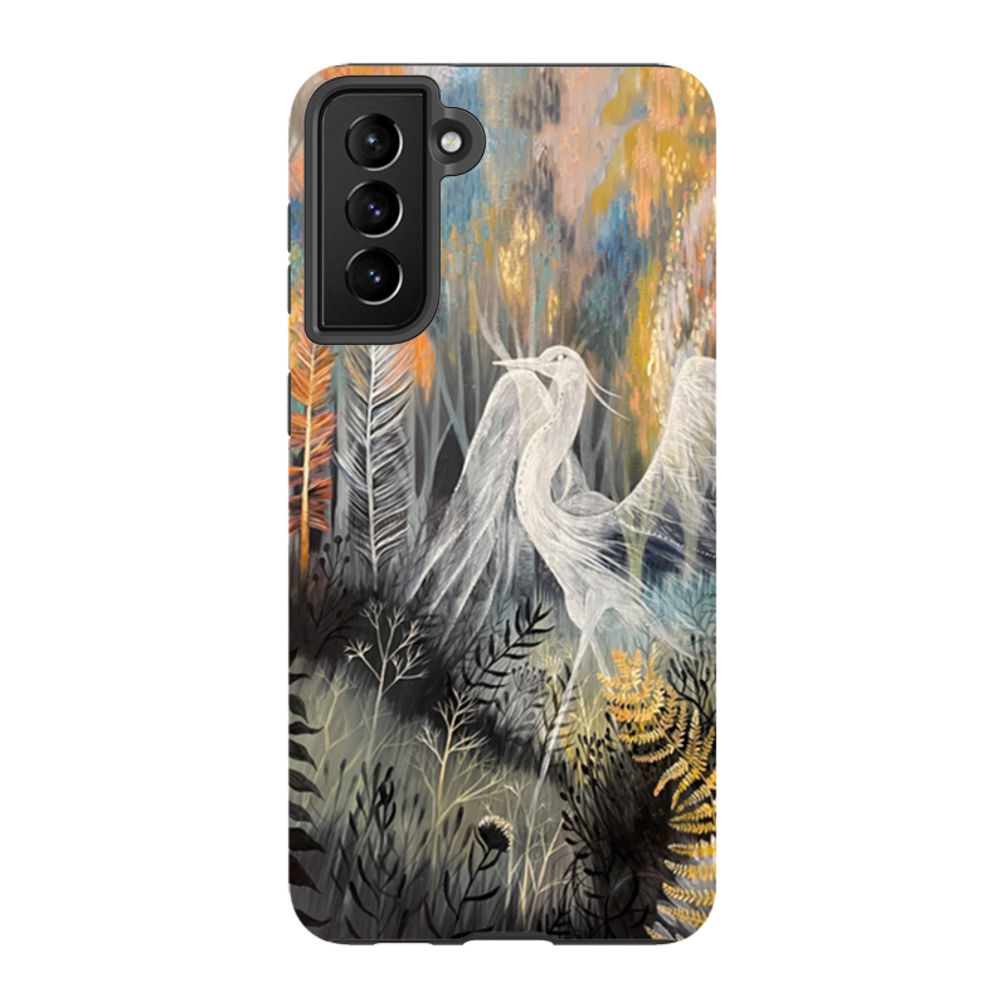Samsung Tough Case - Ghost Heron By Mia Underwood
