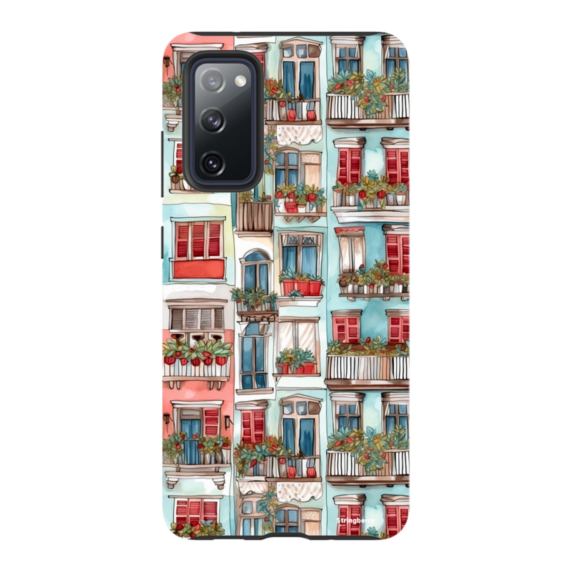 Samsung Tough Case - Floral Balcony