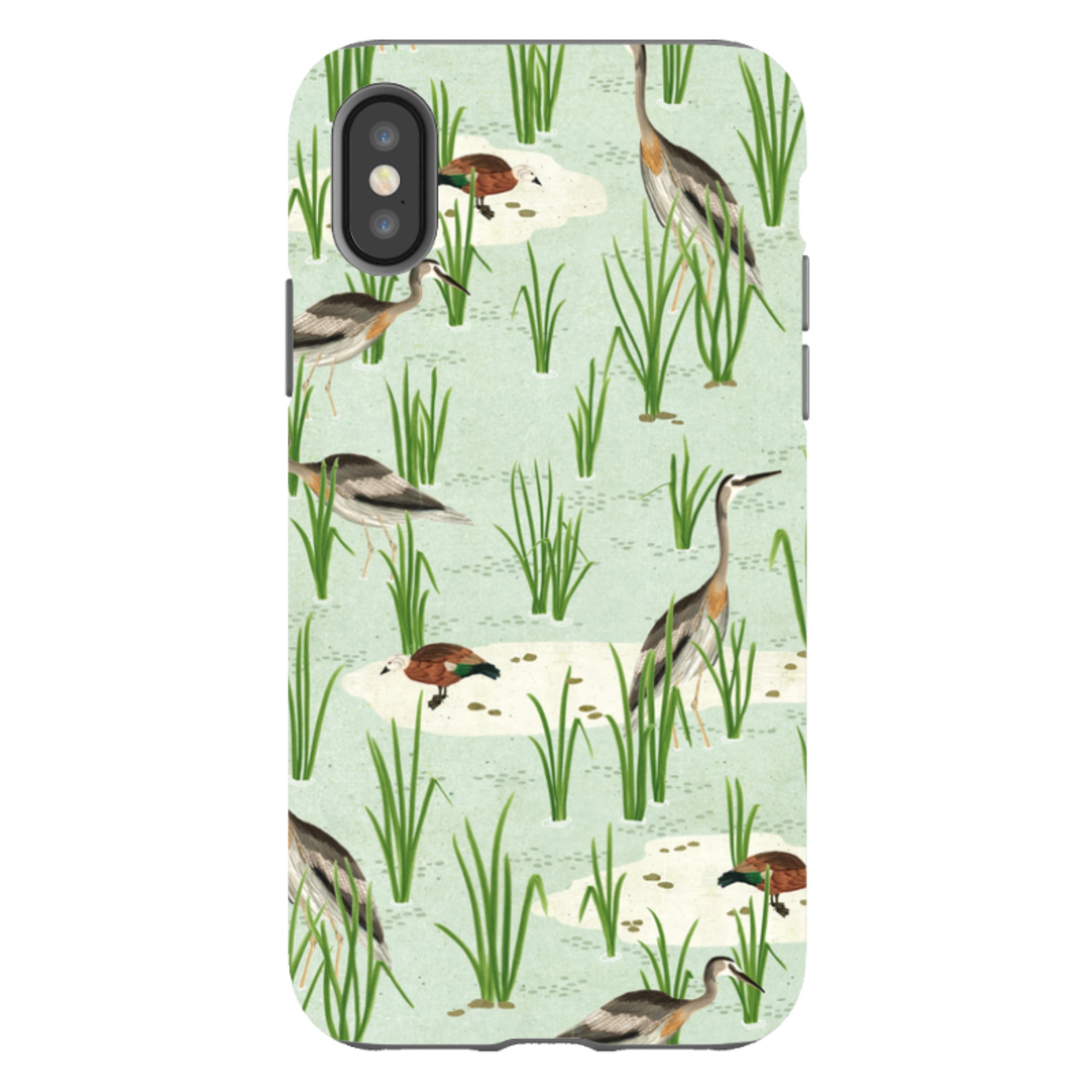 iPhone Tough Case - Wet Lands By Katherine Quinn