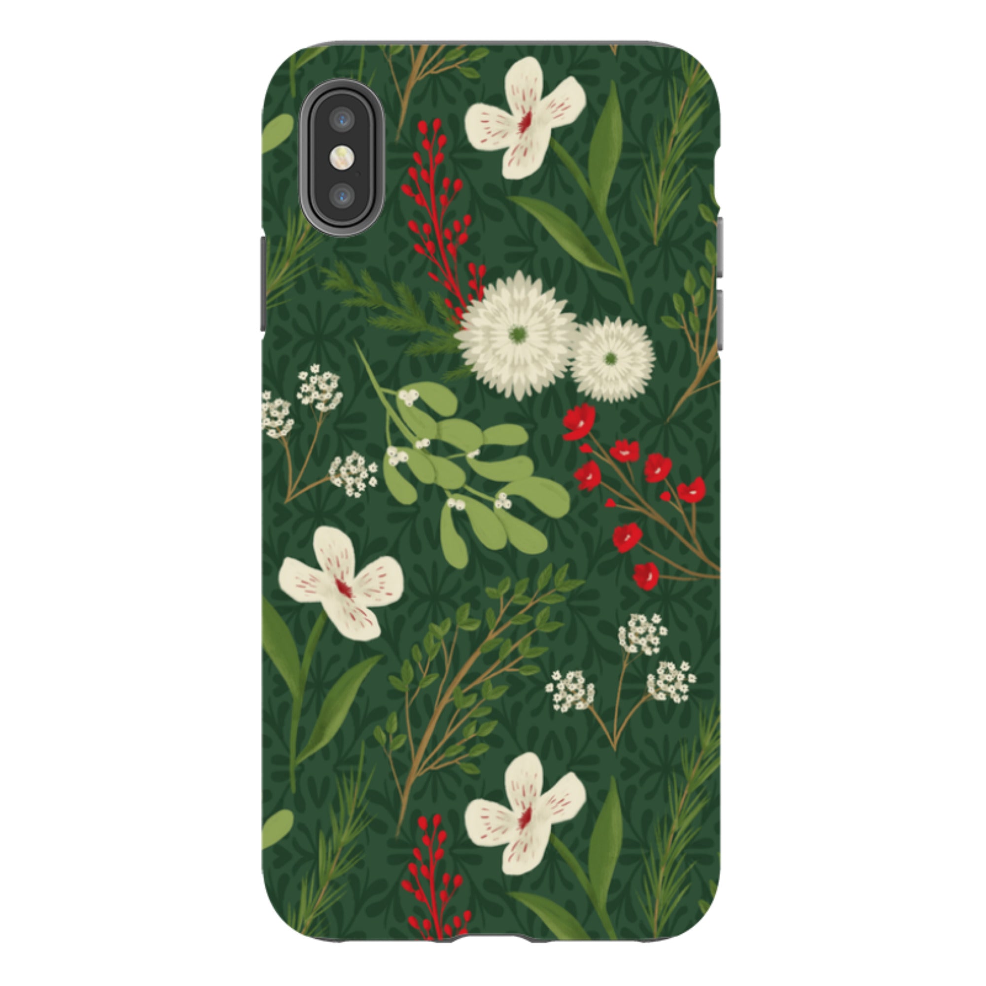 iPhone Tough Case - Holiday Foliage By Abby Jacobs