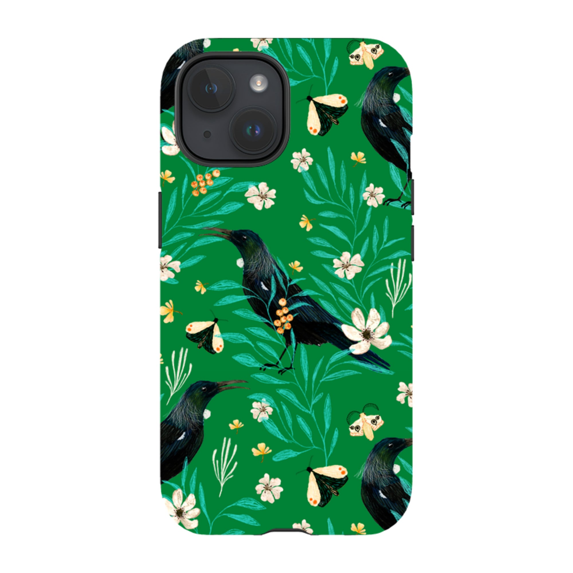 iPhone Tough Case - Tui Green By Katherine Quinn