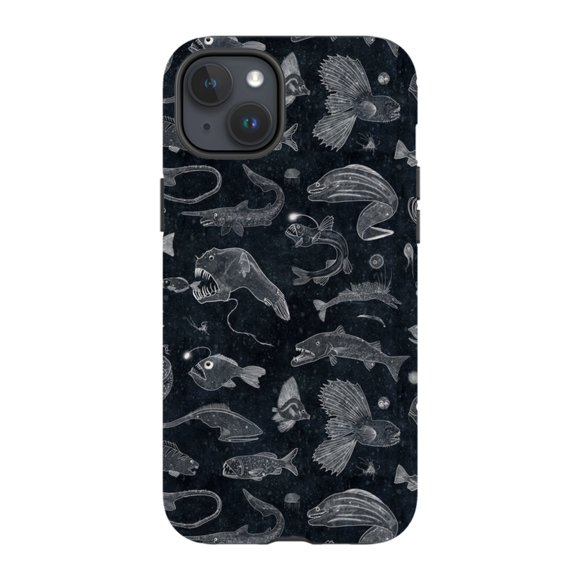 iPhone Tough Case - Biters Line Drawing By Katherine Quinn