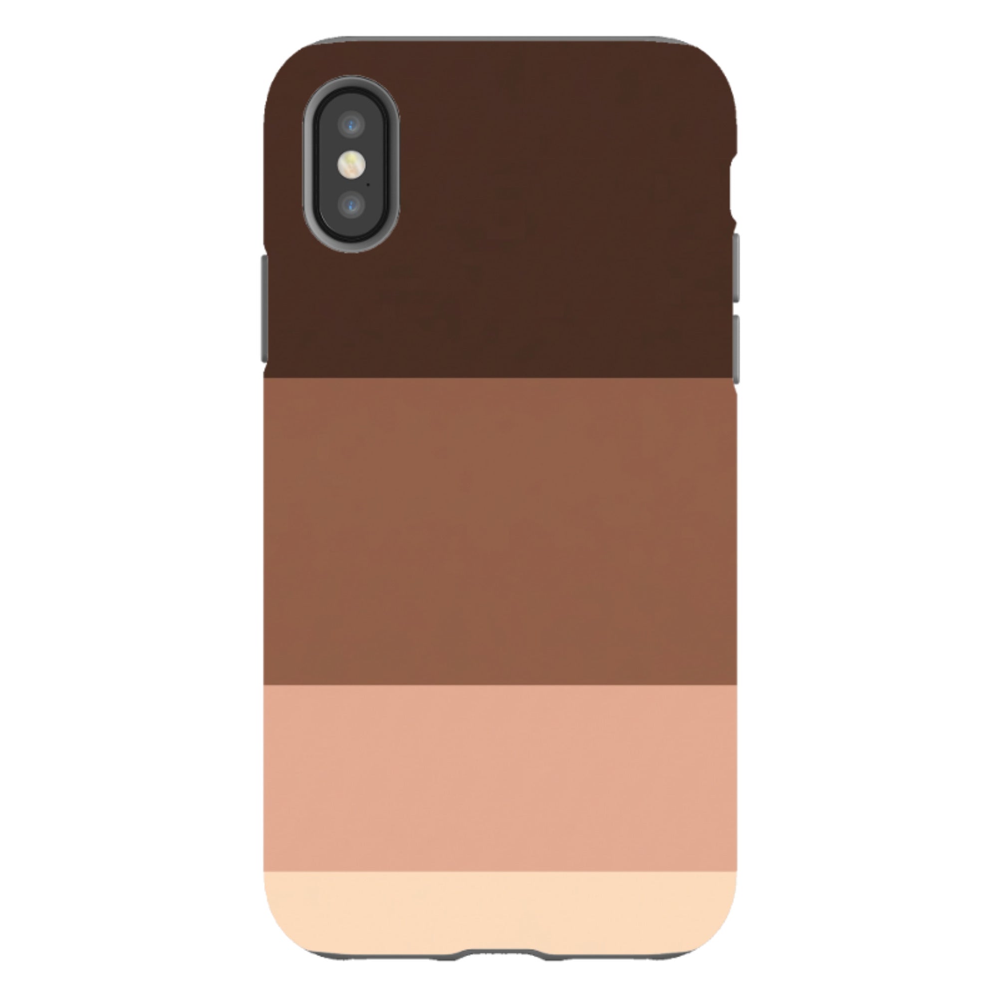 iPhone Tough Case - Brown Gradient