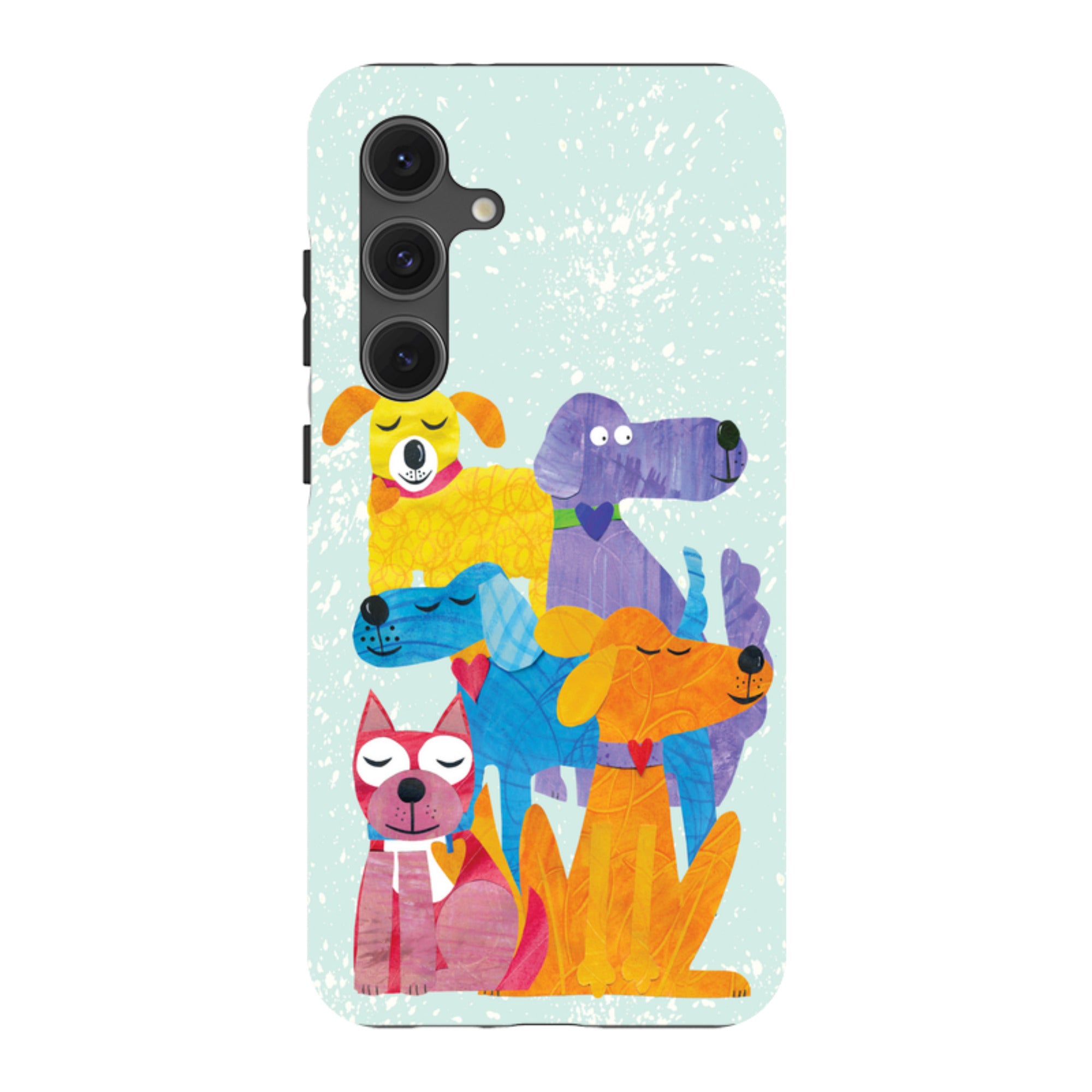 Samsung Tough Case - Patch Work Pups By Tracey English
