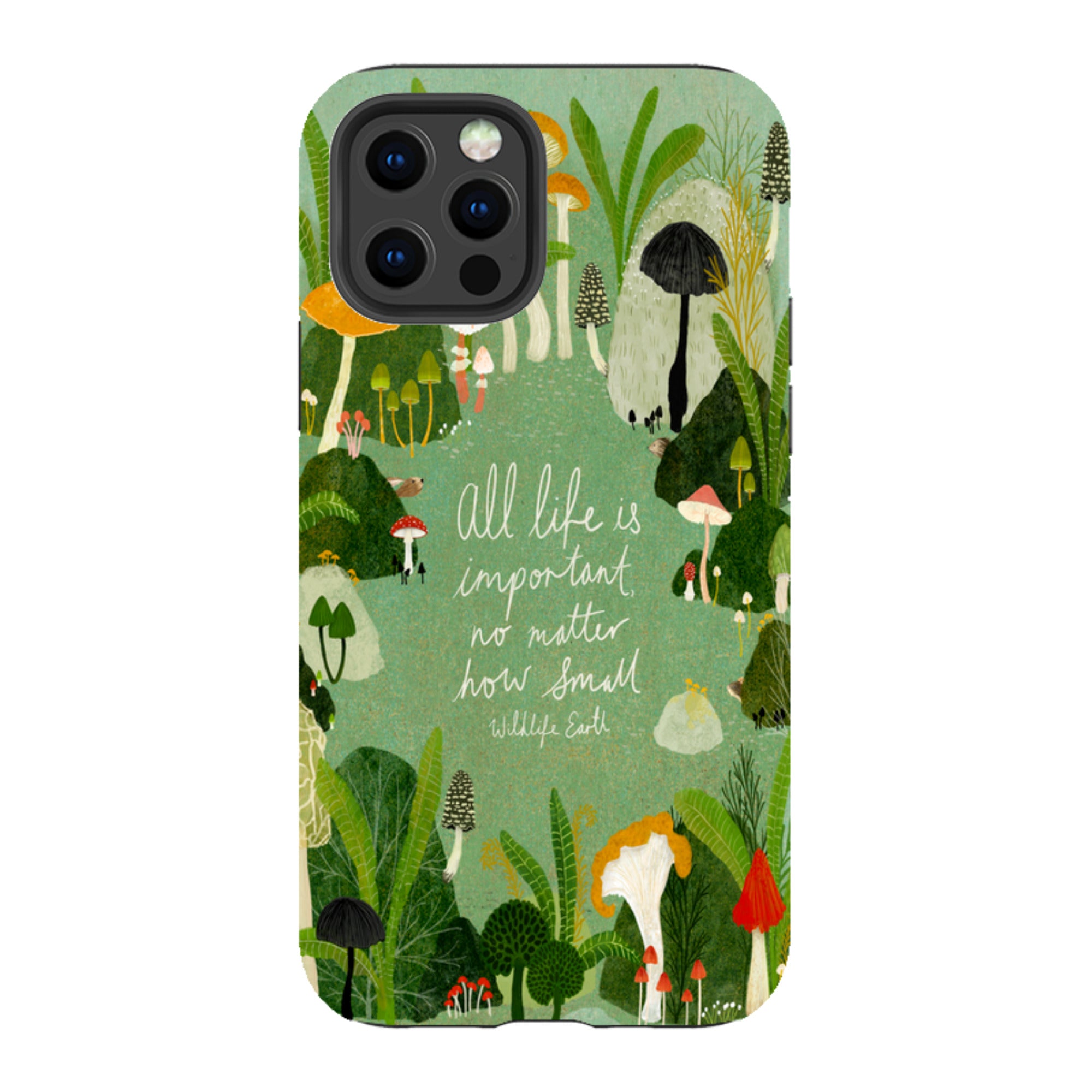 iPhone Tough Case - Wildlife Text By Katherine Quinn