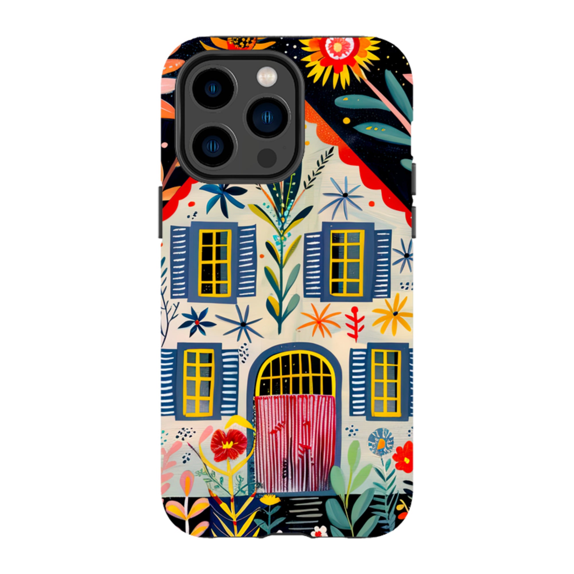iPhone Case - Folk Art House X