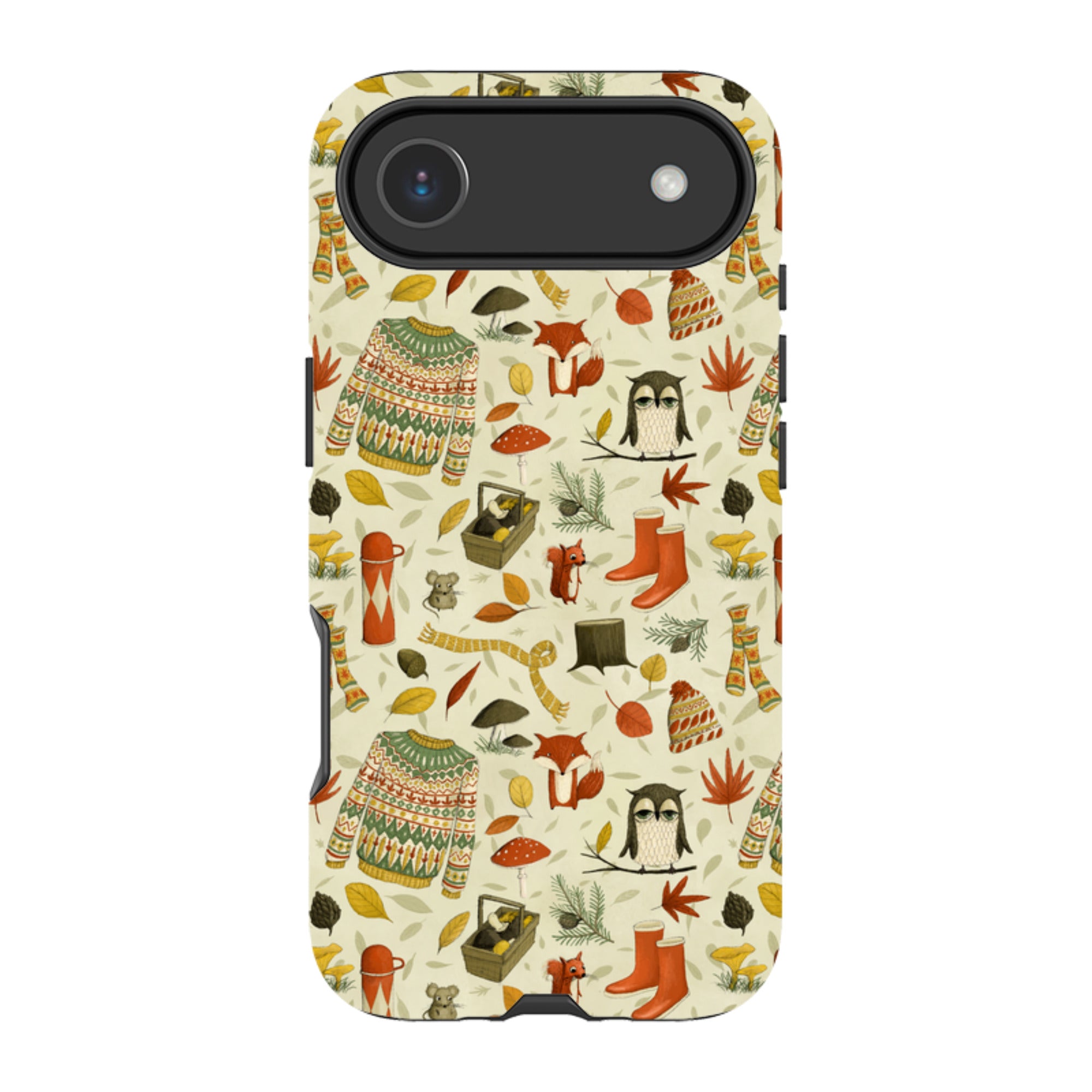 iPhone MagSafe Tough Case - Autumn Pattern By Maja Lindberg