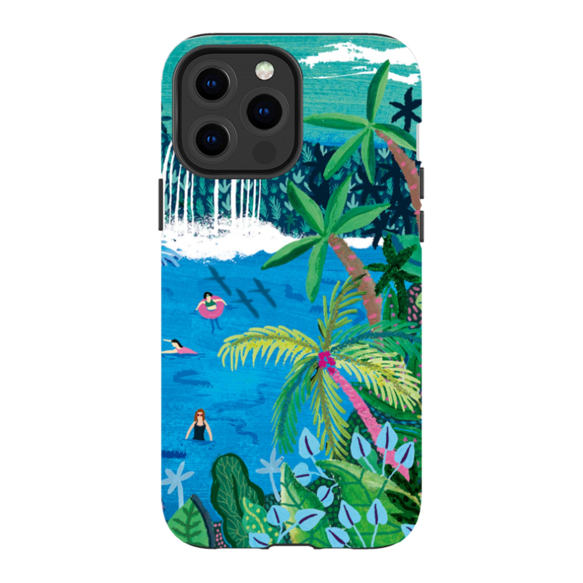 iPhone Tough Case - Palm Pool II By Emma Frances Grant