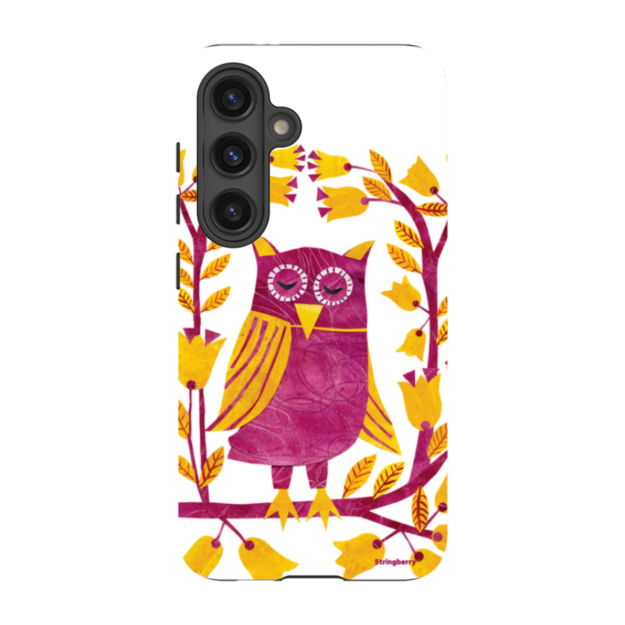 Samsung Tough Case - Folk Owl By Tracey English