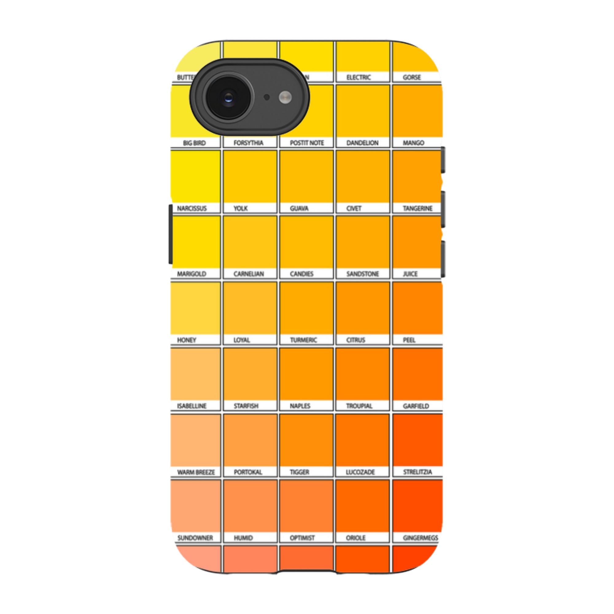 iPhone Tough Case - Yellow Chromology By Kitty Joseph