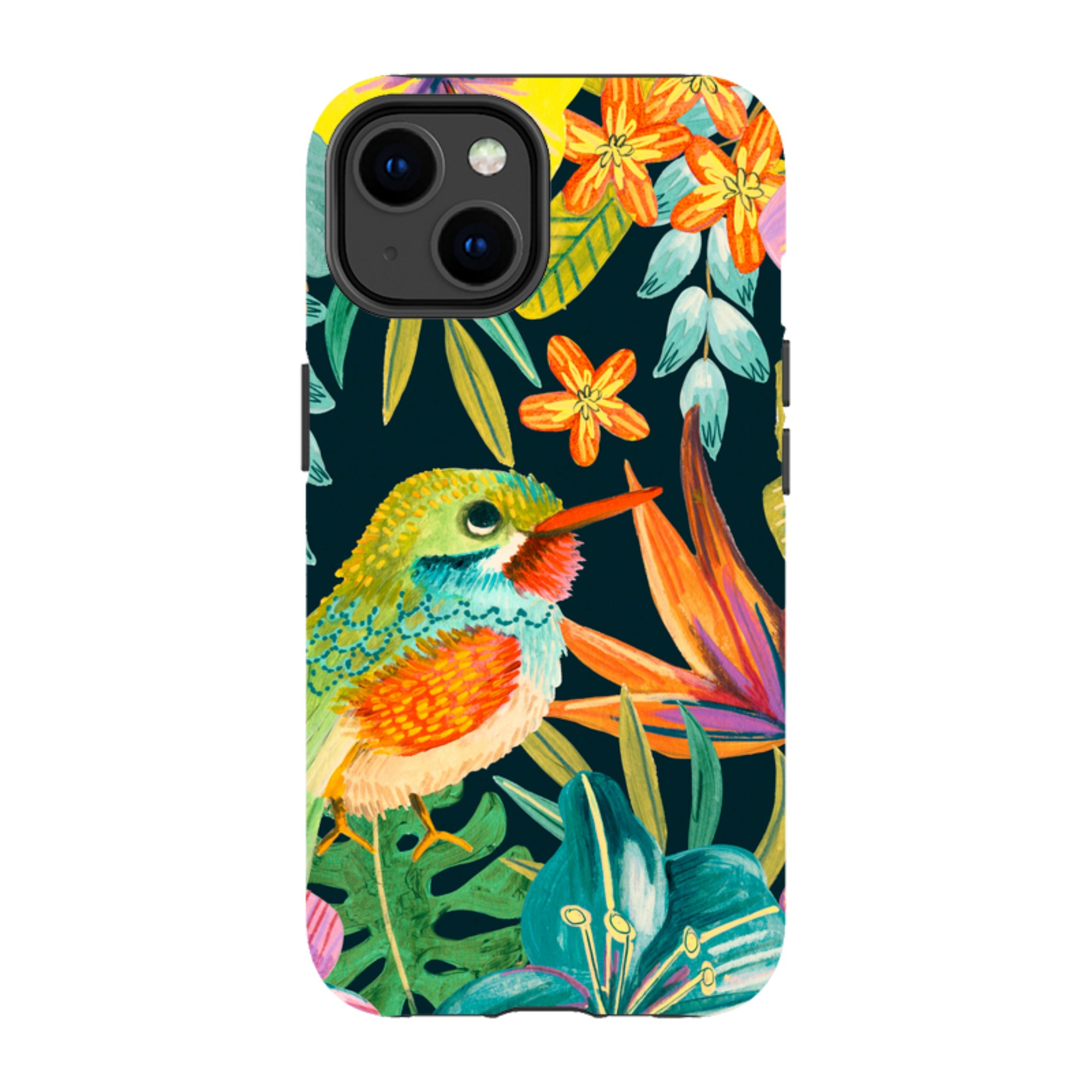 iPhone Tough Case - Tropical Bird By Caroline Bonne Muller