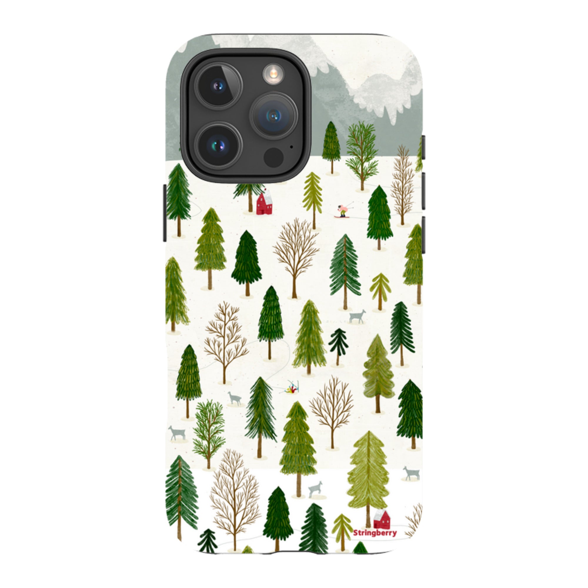 iPhone Tough Case - Winter Landscape III By Katherine Quinn
