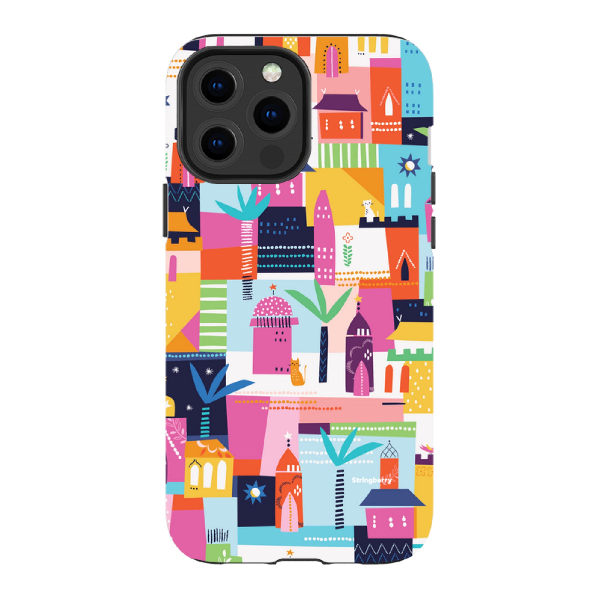 iPhone Tough Case - Houses By Ali Brookes