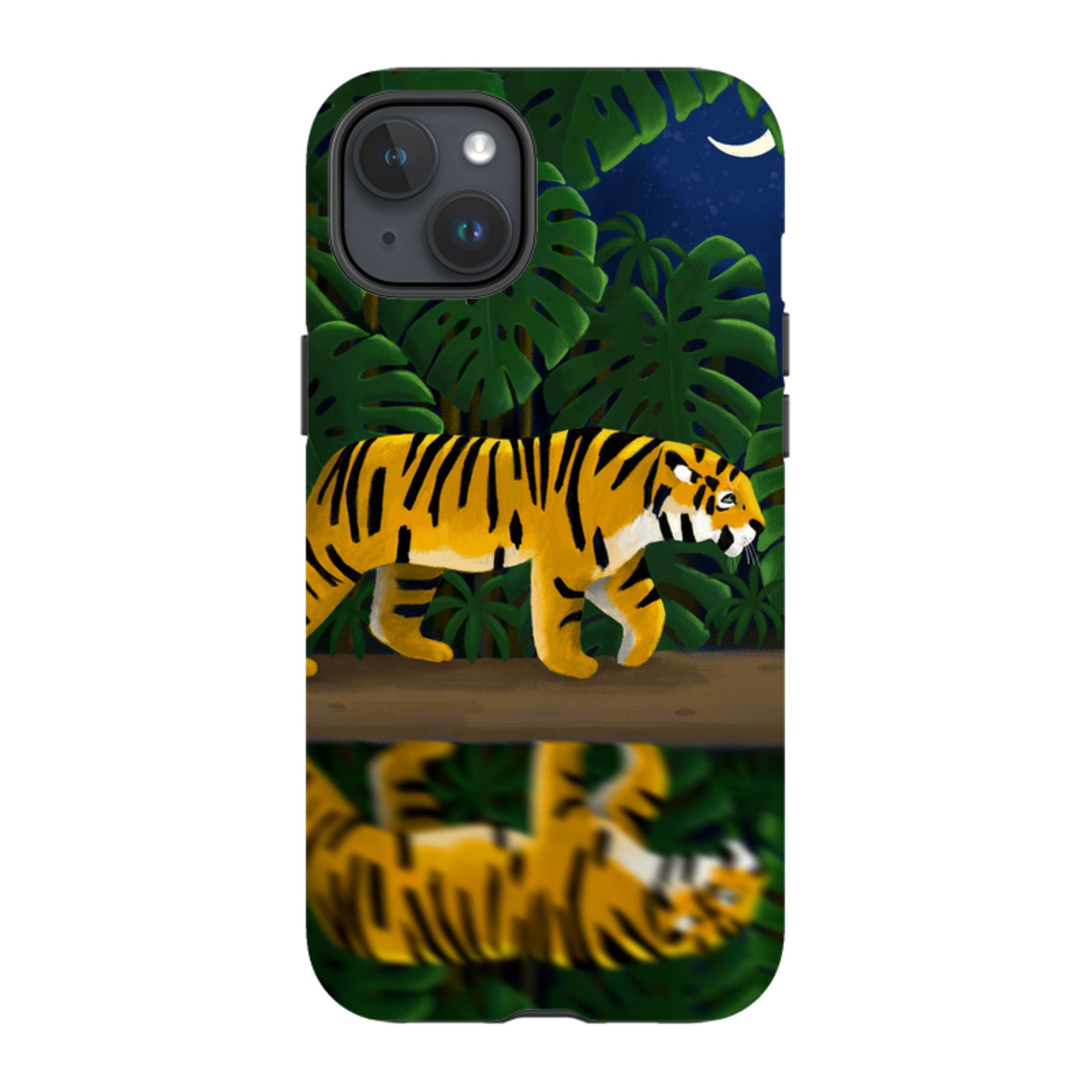 iPhone MagSafe Tough Case - Tiger Night By Bex Parkin