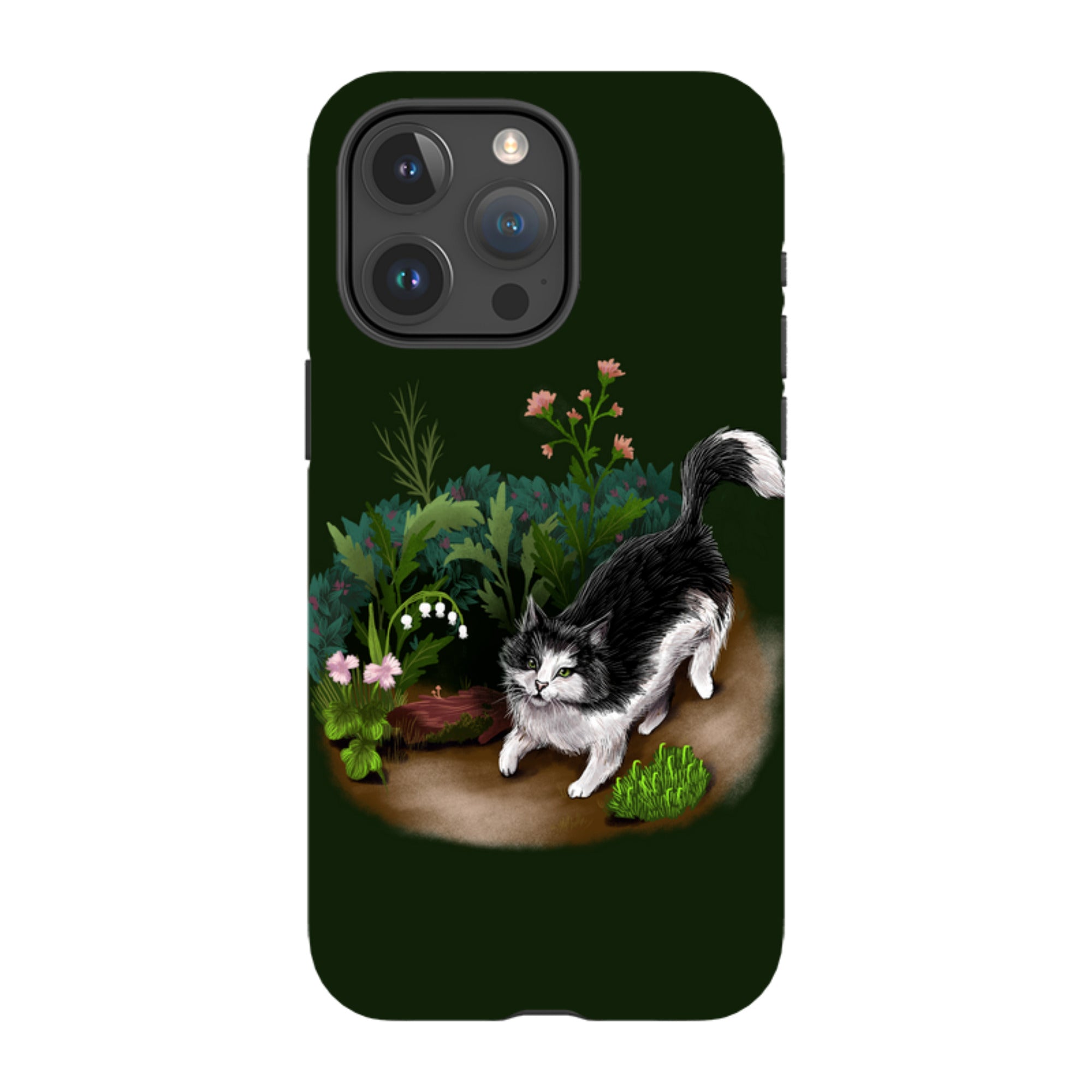 iPhone Tough Case - Munchkin Cat By Anna Stead