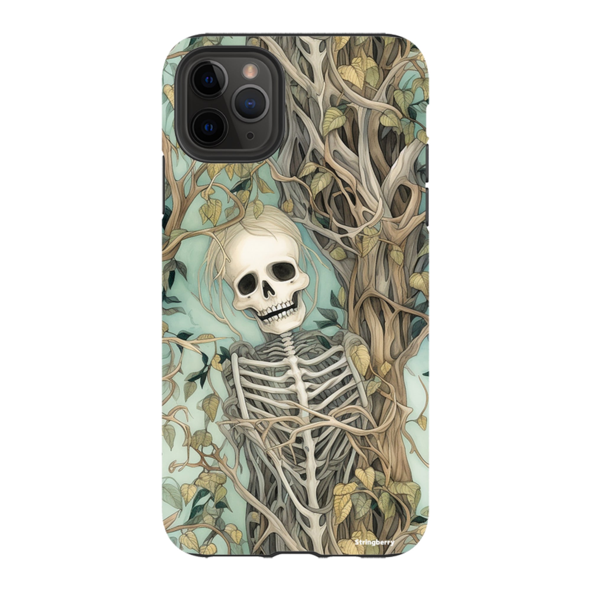 iPhone Tough Case - Skeletal Floral