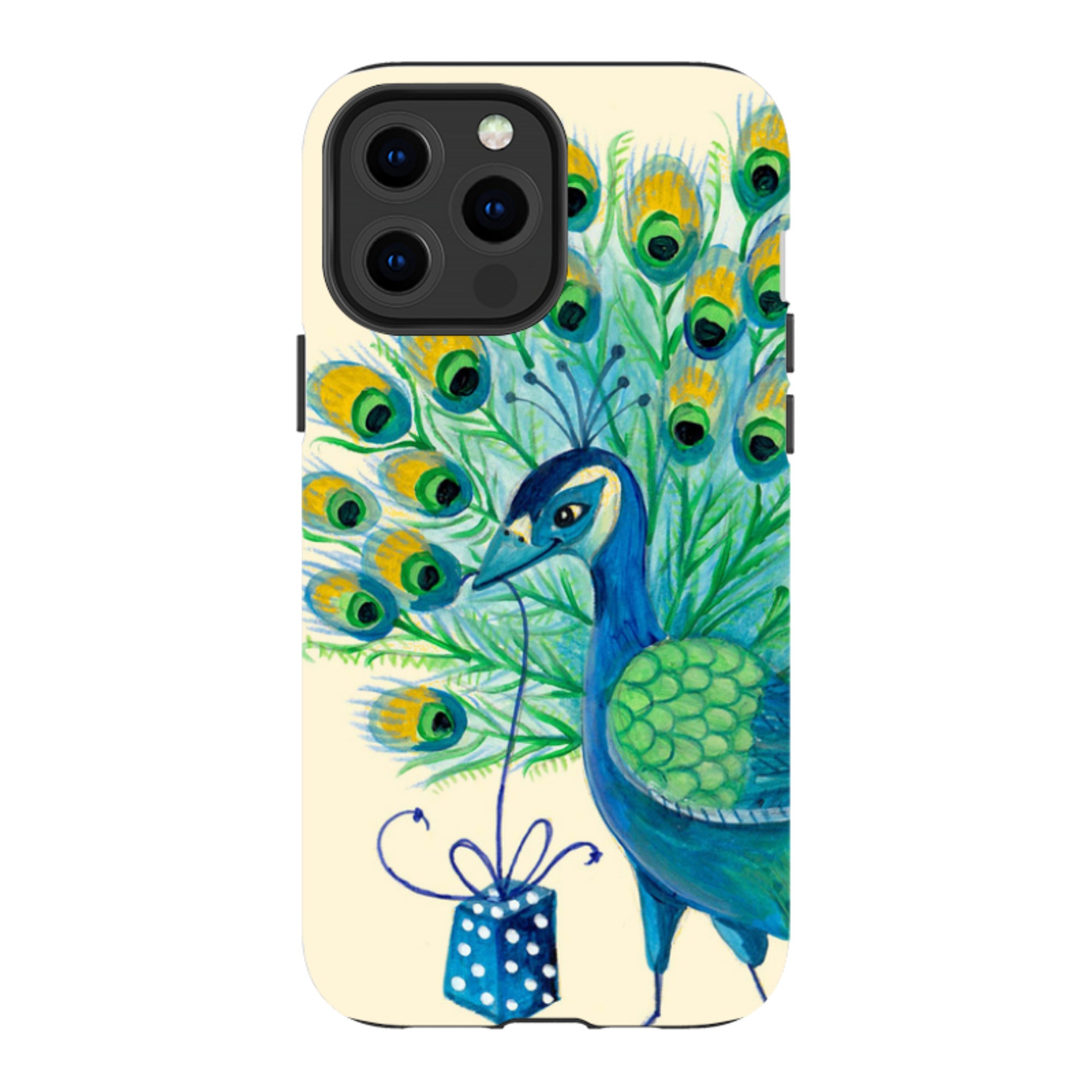 iPhone MagSafe Tough Case -  Peacock Present By Caroline Bonne Muller
