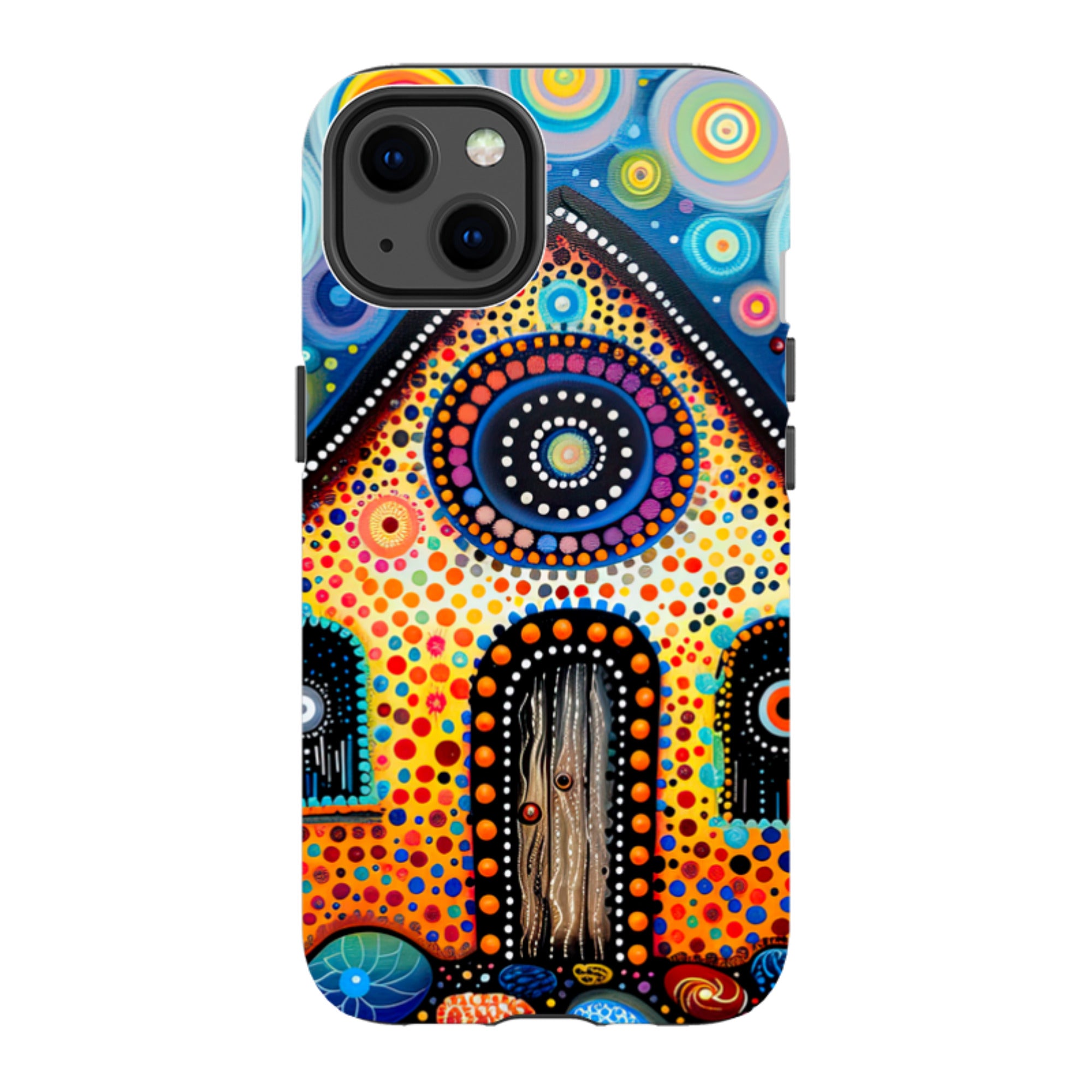 iPhone Case - Folk Art House III