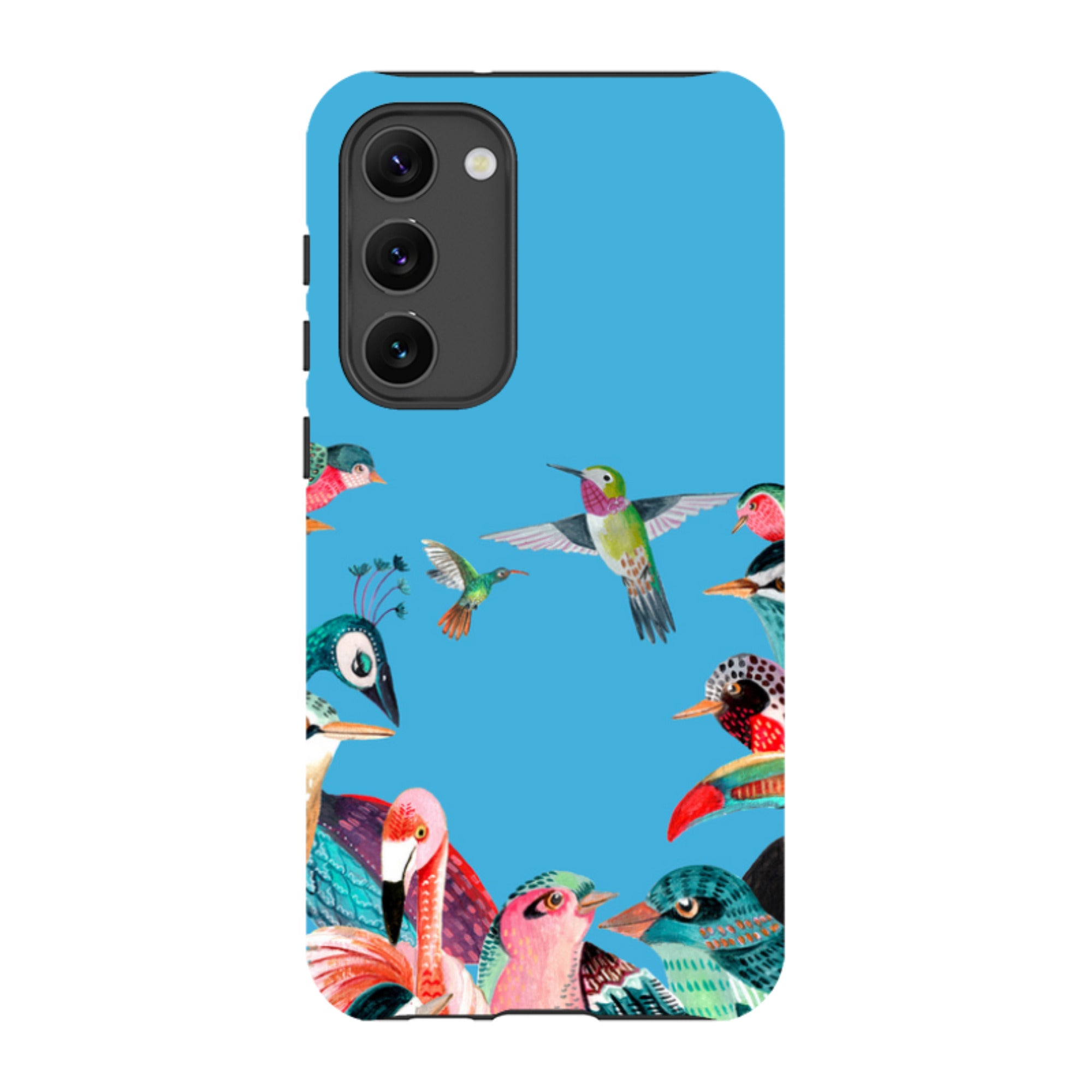 Samsung Tough Case - Blue Birds By Caroline Bonne Muller