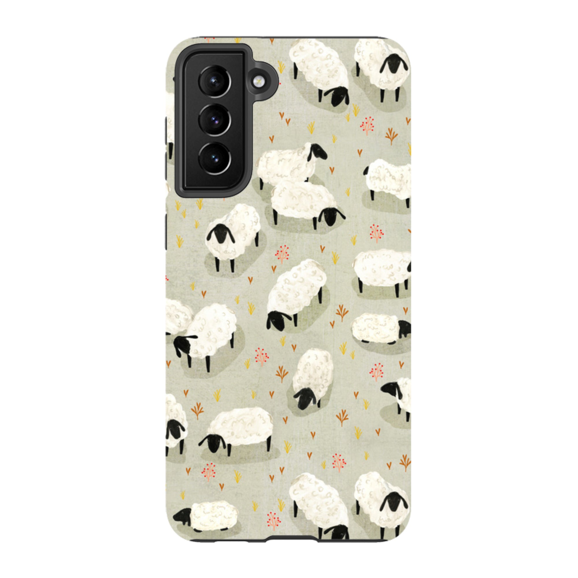 Samsung Tough Case - Sheep Grey By Katherine Quinn
