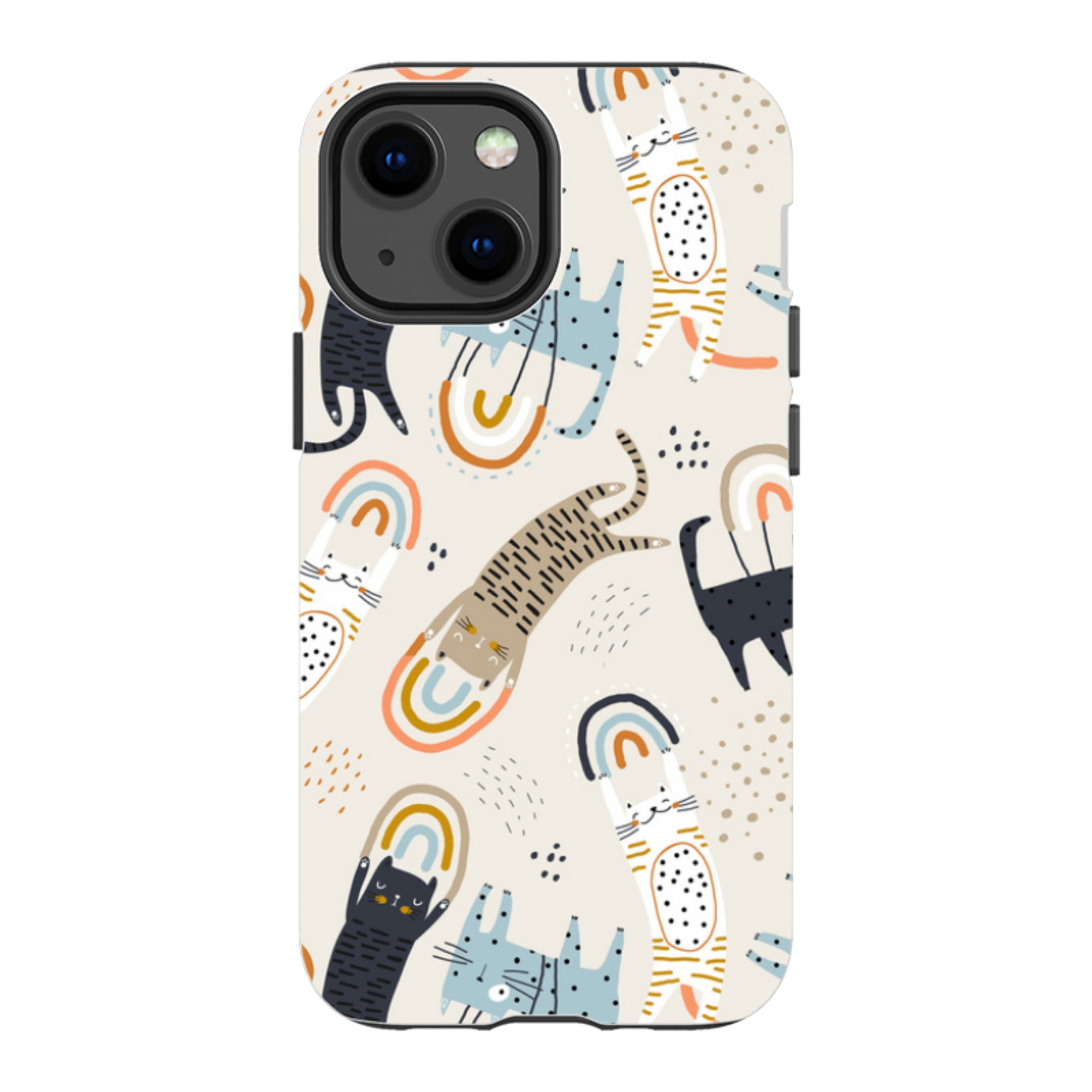 iPhone Tough Case - Rainbow Cats