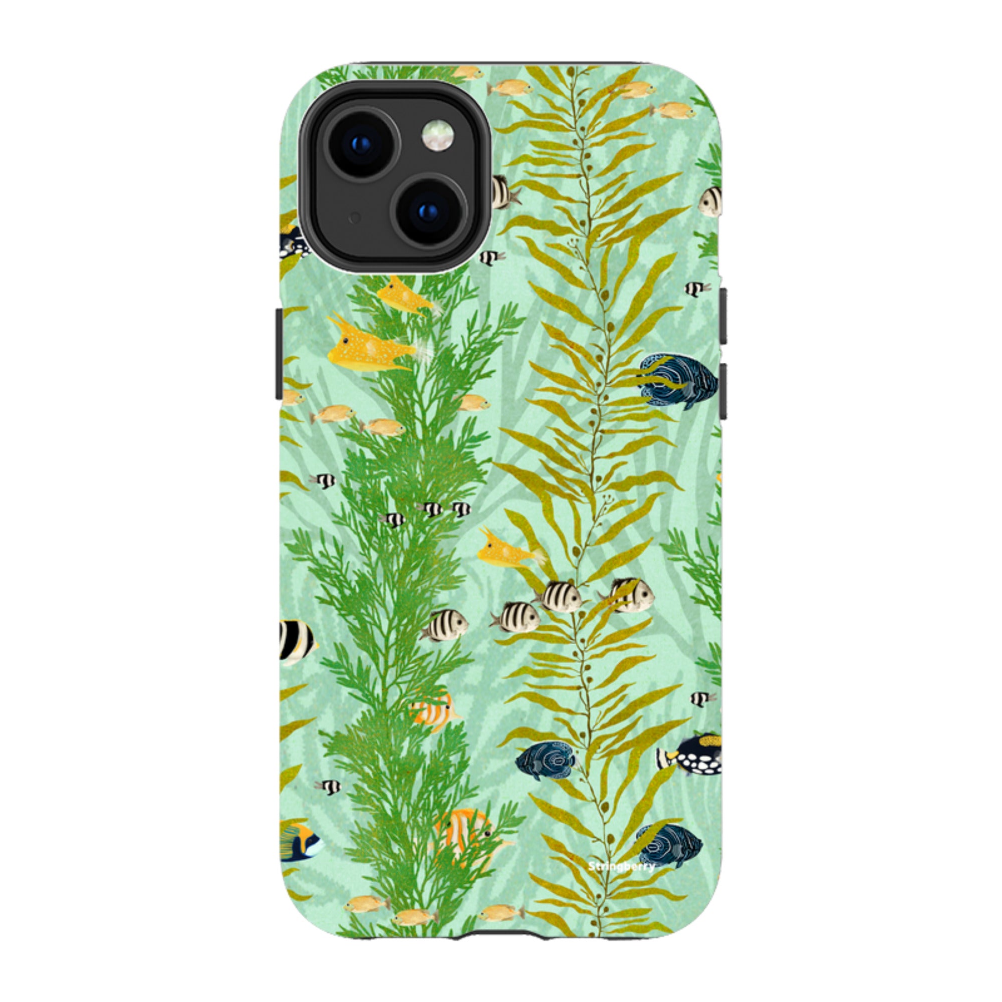 iPhone Tough Case - Reef Stripe By Katherine Quinn