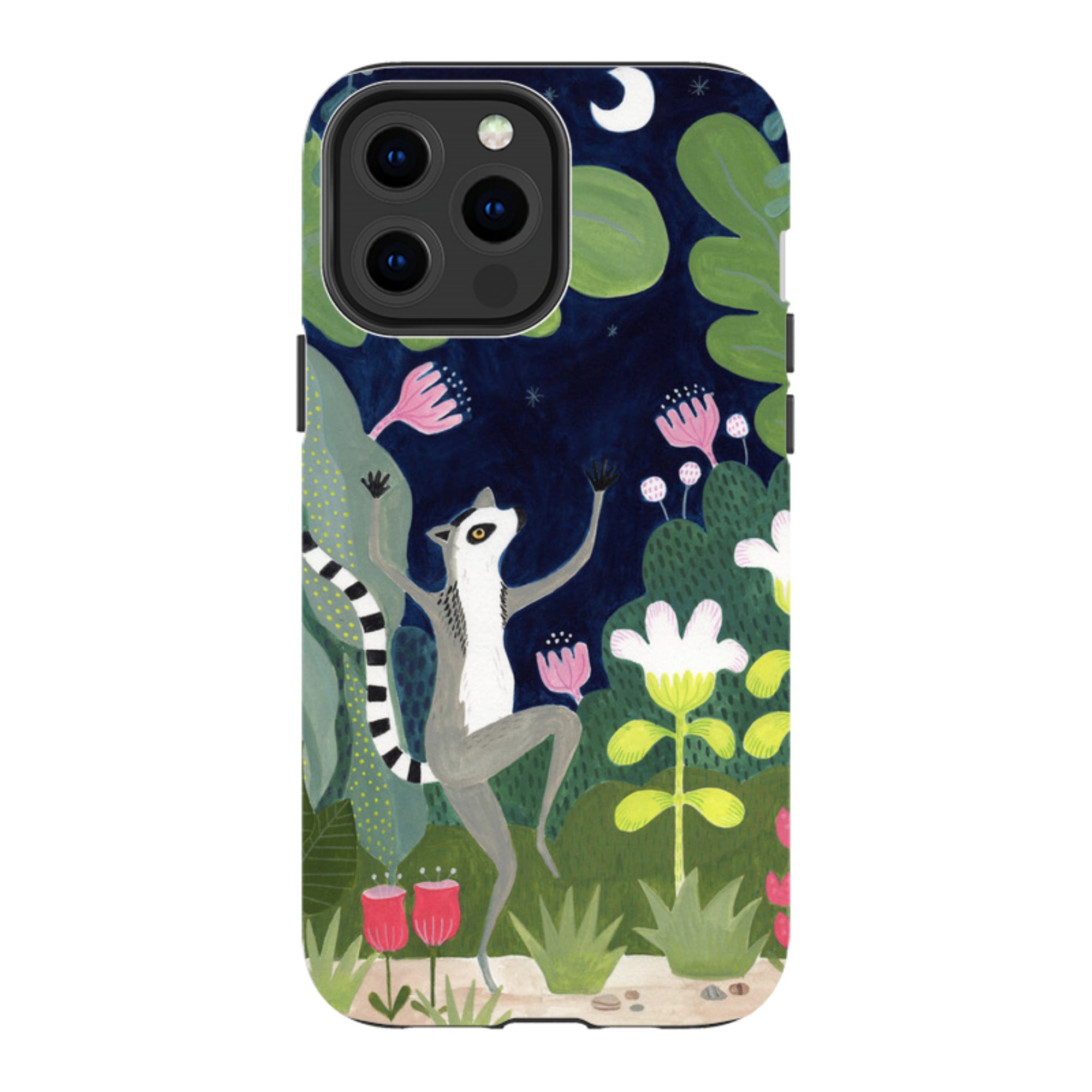iPhone MagSafe Tough Case - Dancing Lemur By Bex Parkin